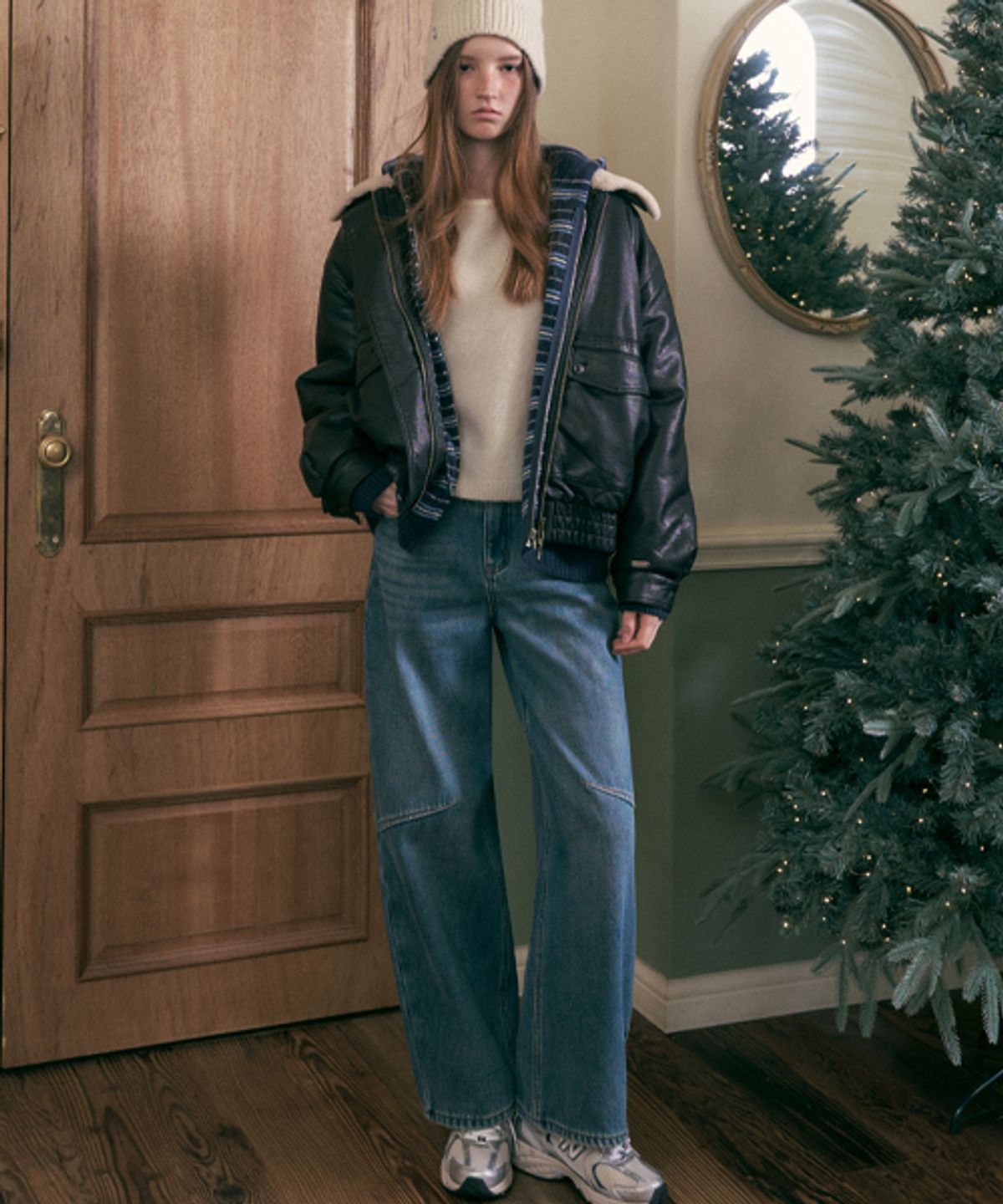 헤인트(HAINT) [양털기모]AEITOR BALLON DENIM PANTS_BLUE
