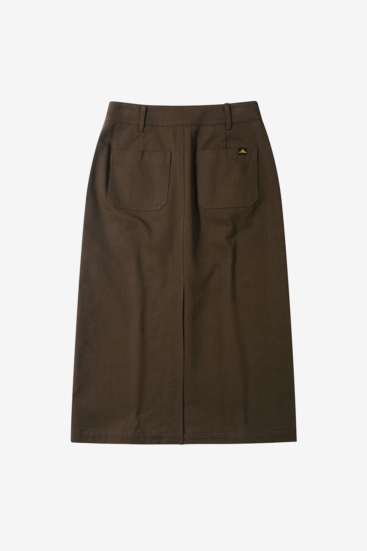 르몽생미셸(LE MONT ST MICHEL) Semi A line midi skirt_brown