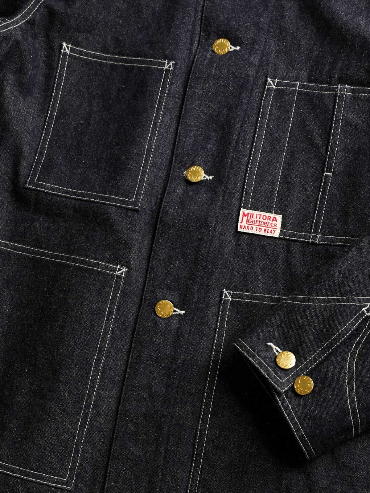 밀리토라(MILITORA) lot. 360 데님 블랭킷 초어 코트