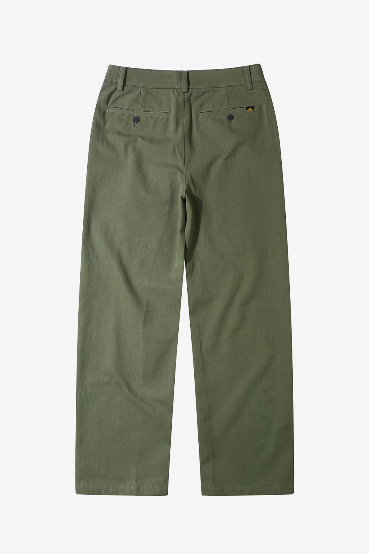 르몽생미셸(LE MONT ST MICHEL) Wide Cotton chino pants_Khaki