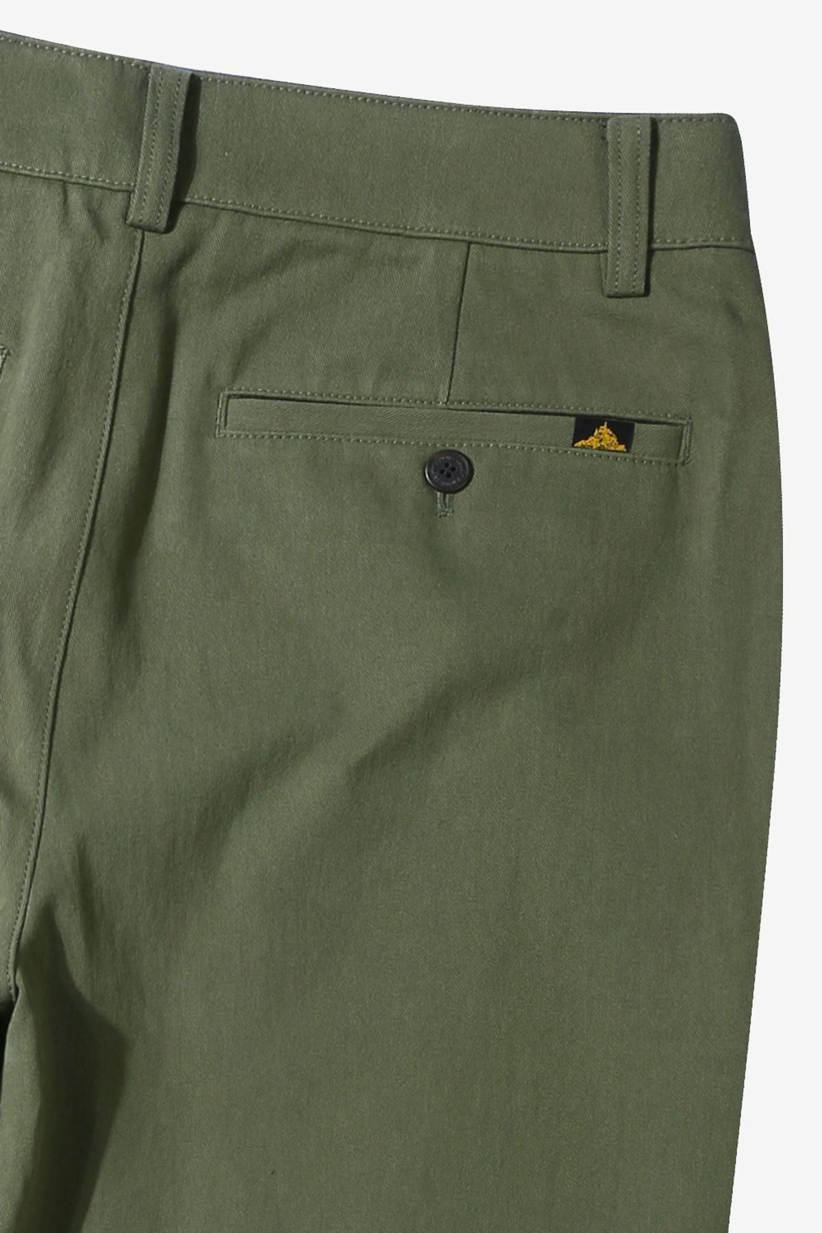 르몽생미셸(LE MONT ST MICHEL) Wide Cotton chino pants_Khaki