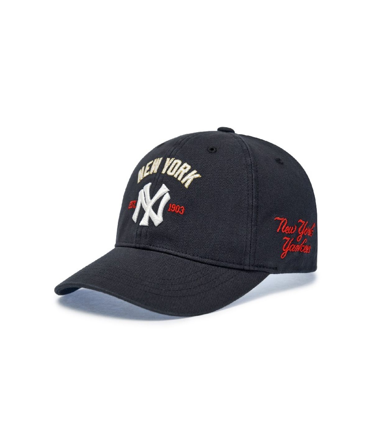 엠엘비 키즈(MLB KIDS) 쿠퍼스 로고 워싱 볼캡 NY (Black)