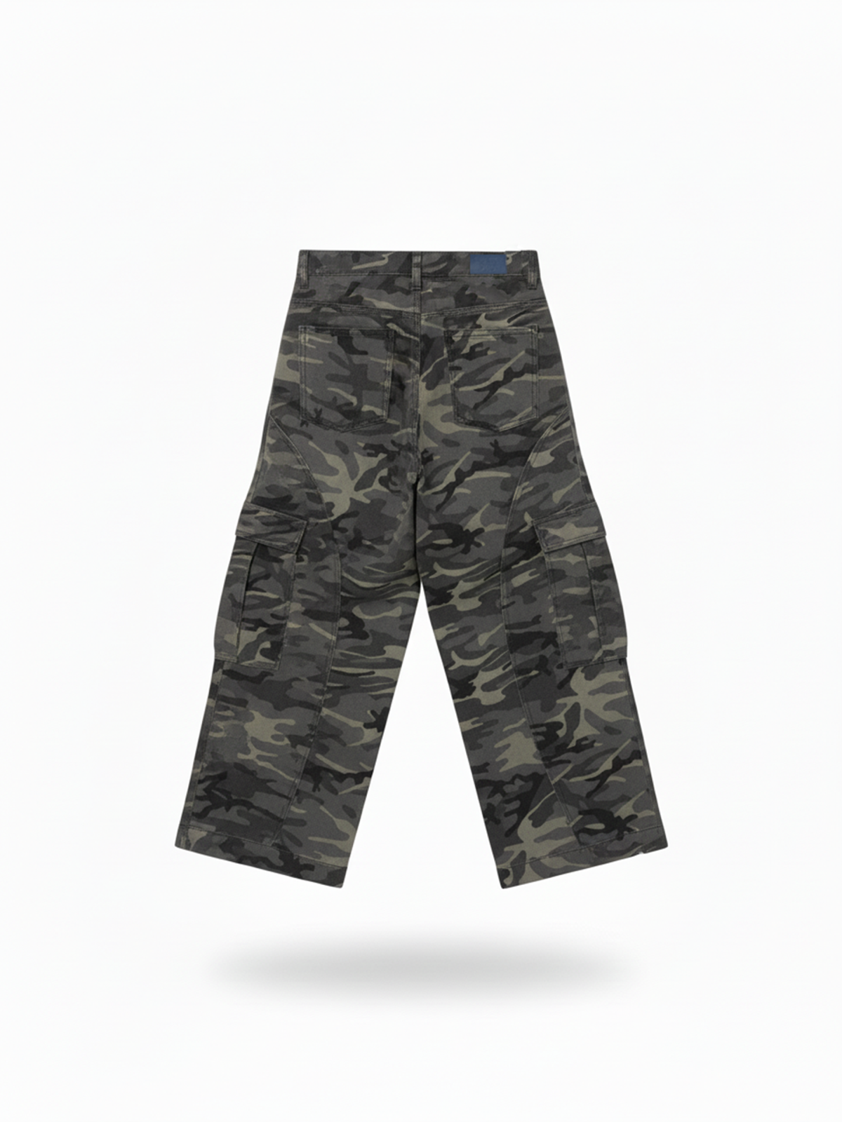 챈세스노이(CHANCE'S NOI) 커브드 핏 와이드 카고 팬츠 (카모)/M254PT04