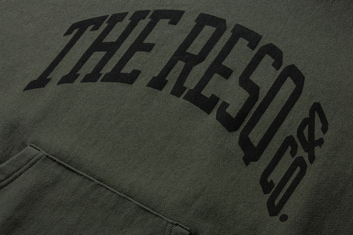 더 레스큐(THE RESQ) BALLGAME HOODIE [ARMY GREEN - ORIGINAL]