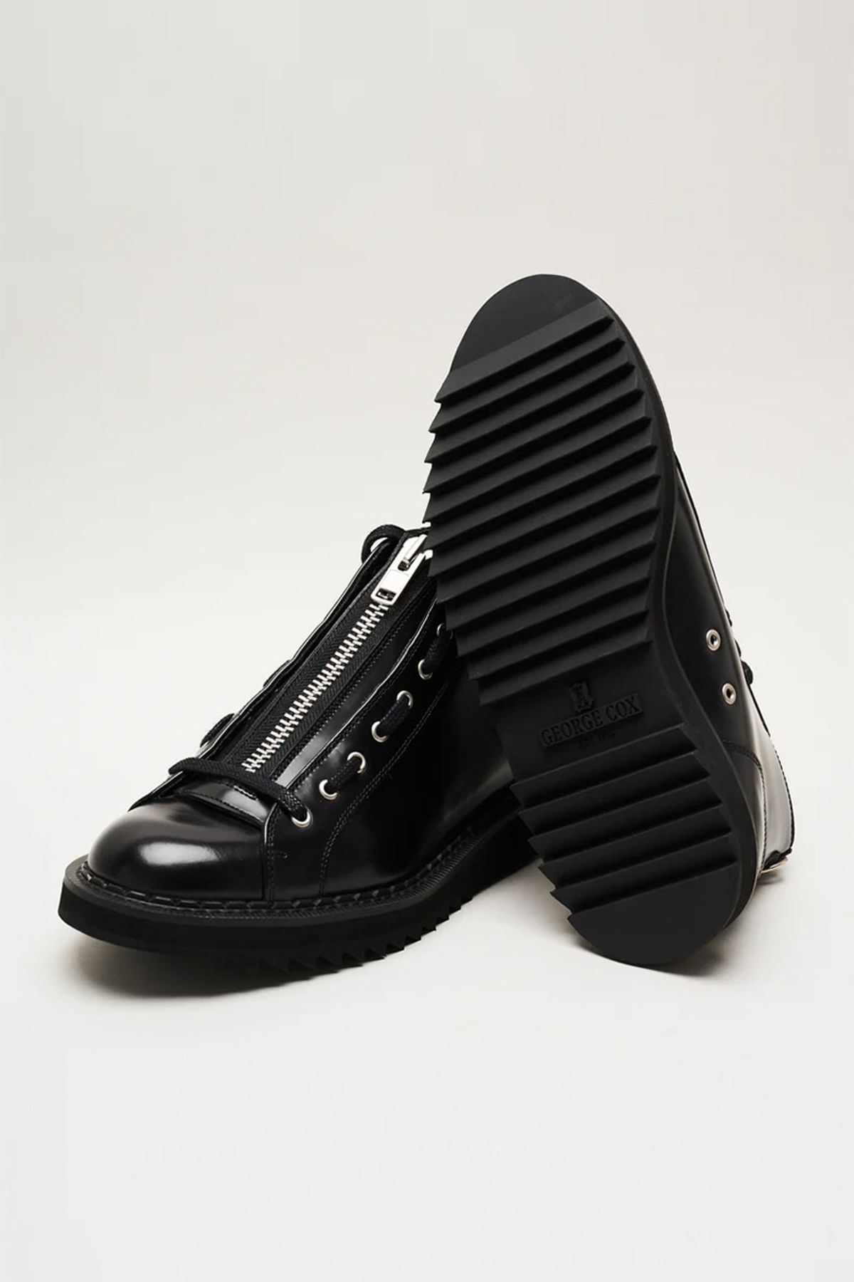 조지콕스(GEORGE COX) Ripple Monkey Boot - Black Zip