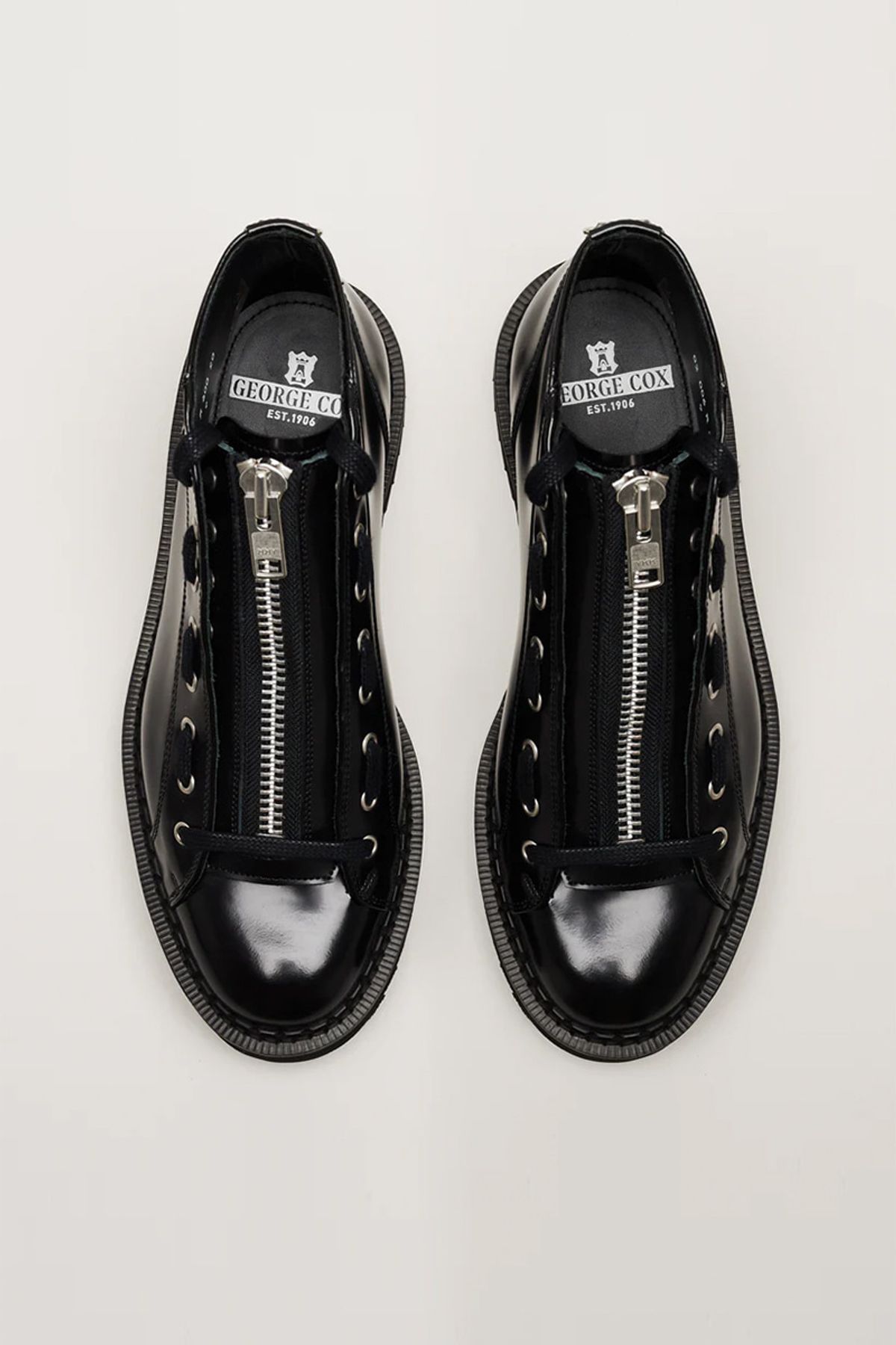 조지콕스(GEORGE COX) Ripple Monkey Boot - Black Zip