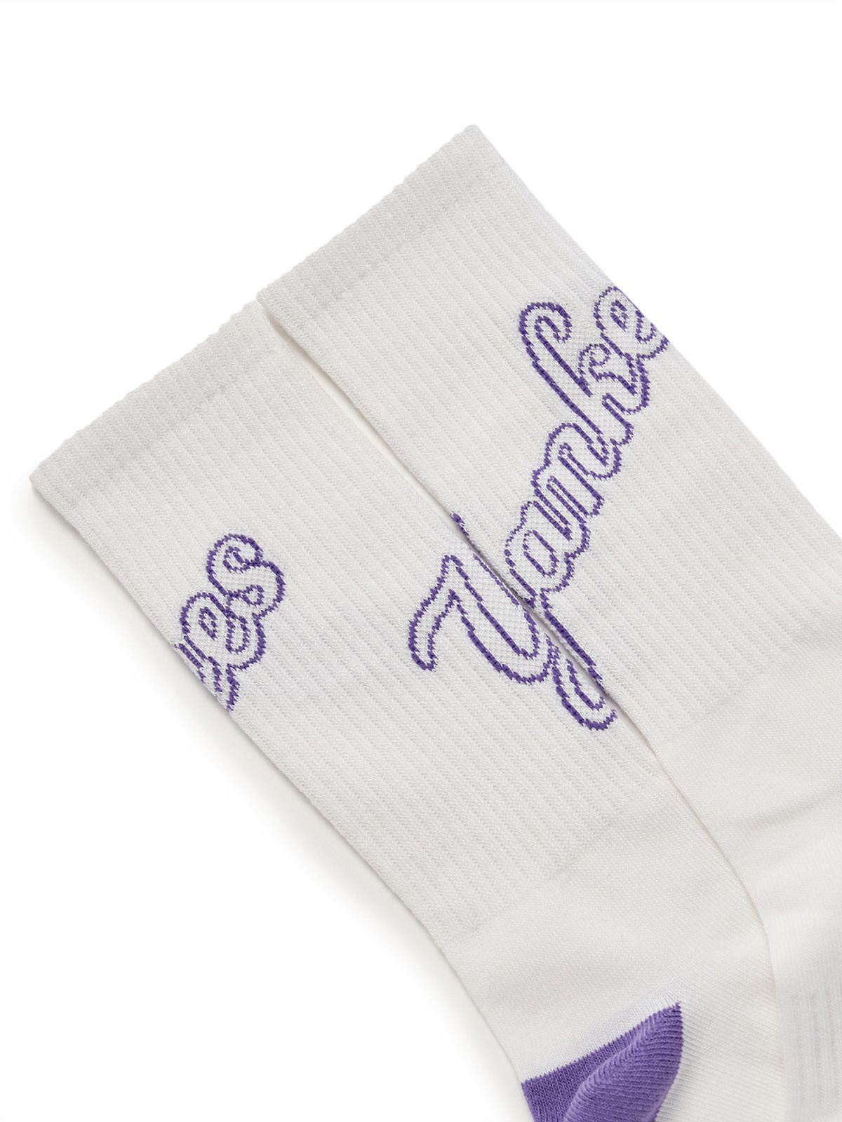 엠엘비 키즈(MLB KIDS) 베이직 스케이트 양말 3번들 NY (D.Violet)