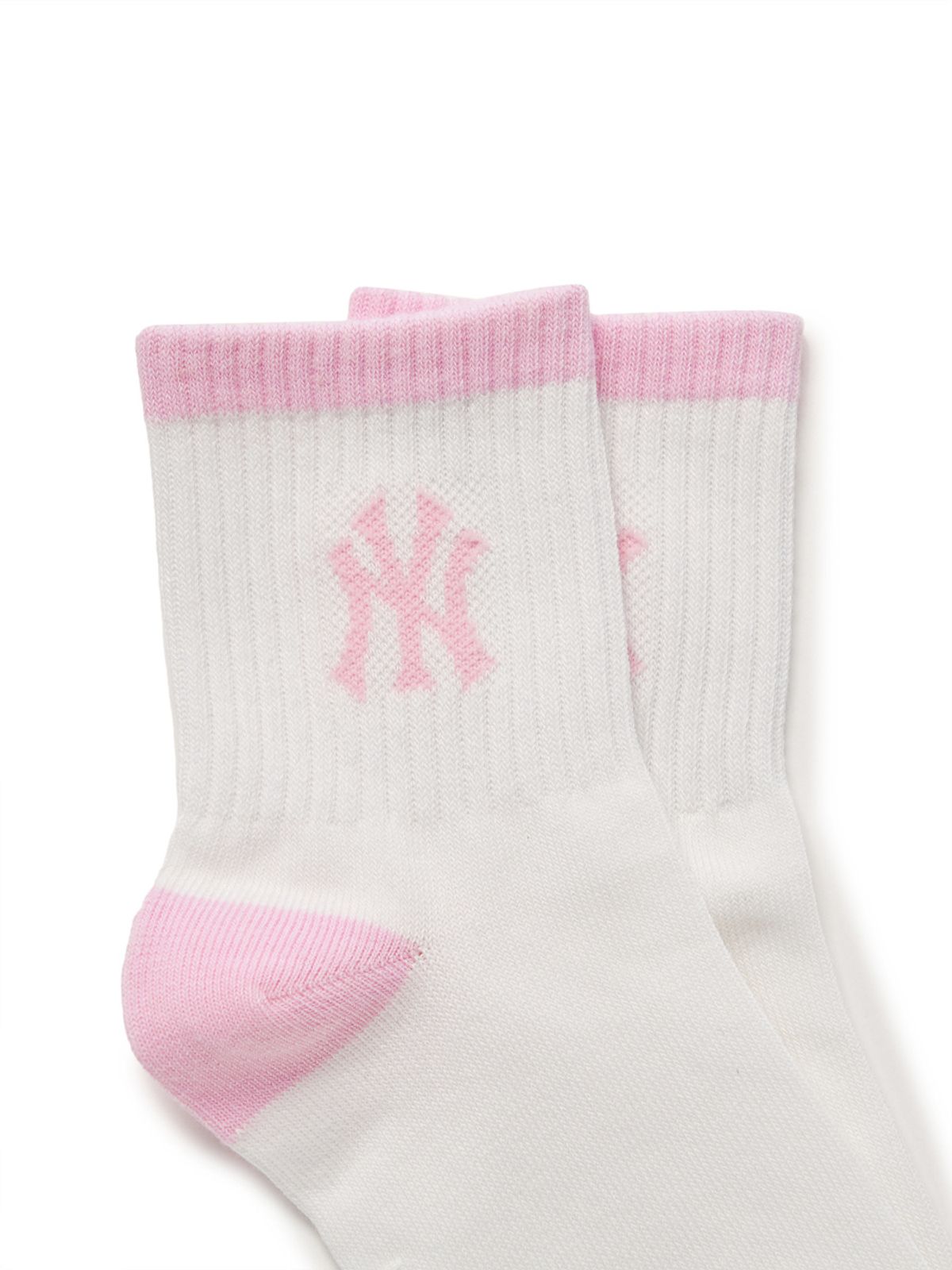 엠엘비 키즈(MLB KIDS) 베이직 단목 양말 3번들 NY (Pink)
