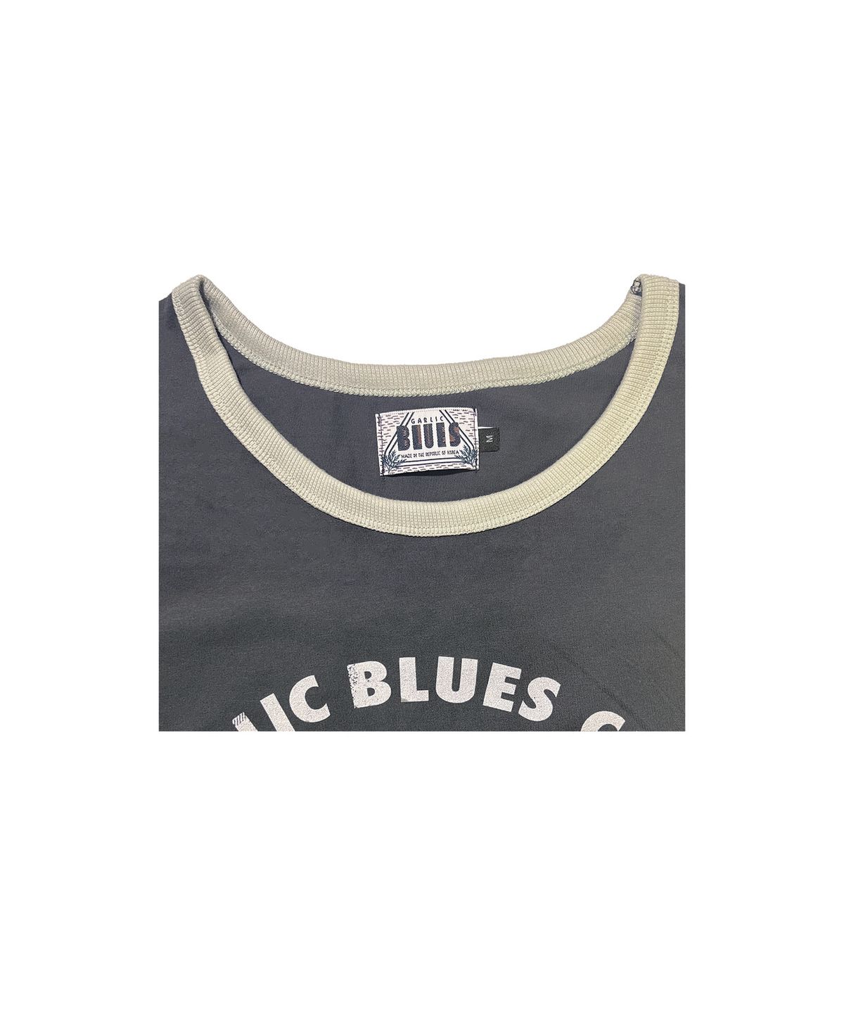 갈릭 블루스(GARLICBLUES) 03 FLYING Ringer T-shirt (Gray)