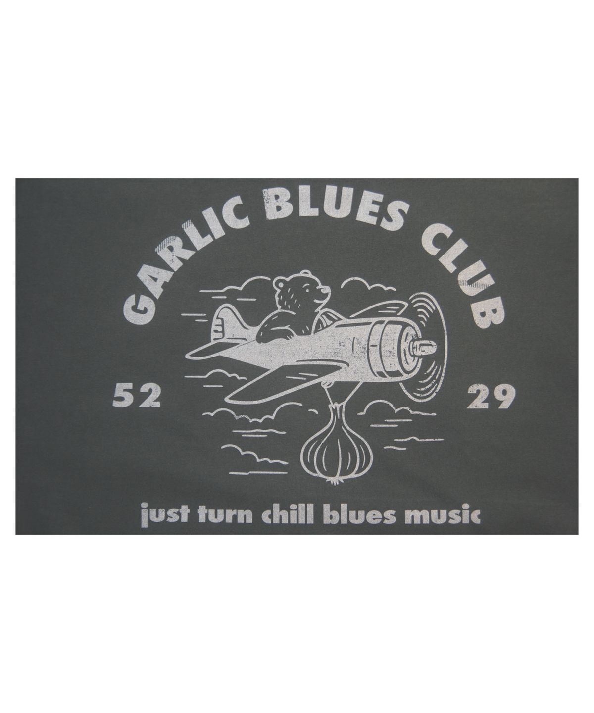 갈릭 블루스(GARLICBLUES) 03 FLYING Ringer T-shirt (Gray)