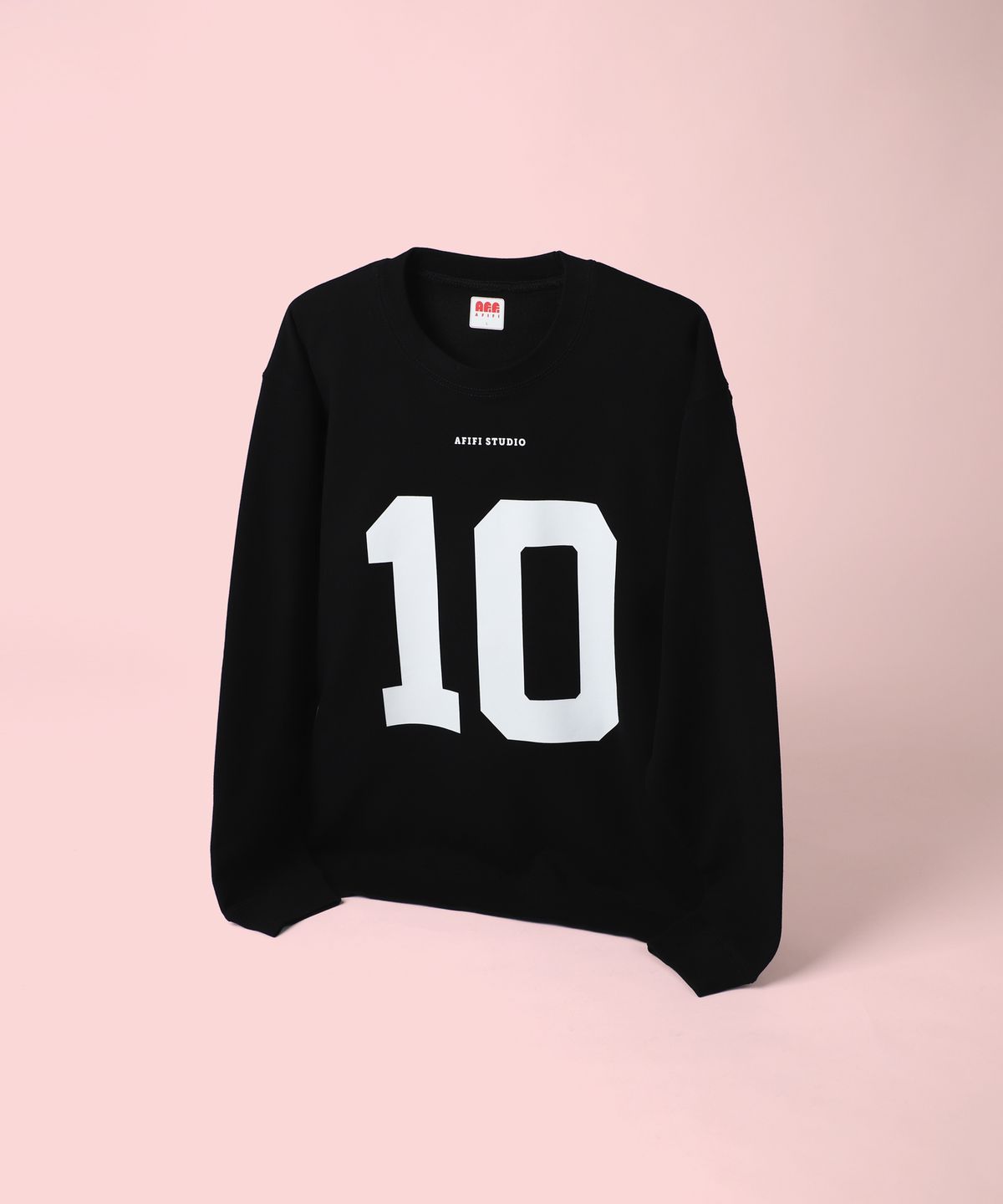 아피피(AFIFI) 10 SWEATSHIRT black