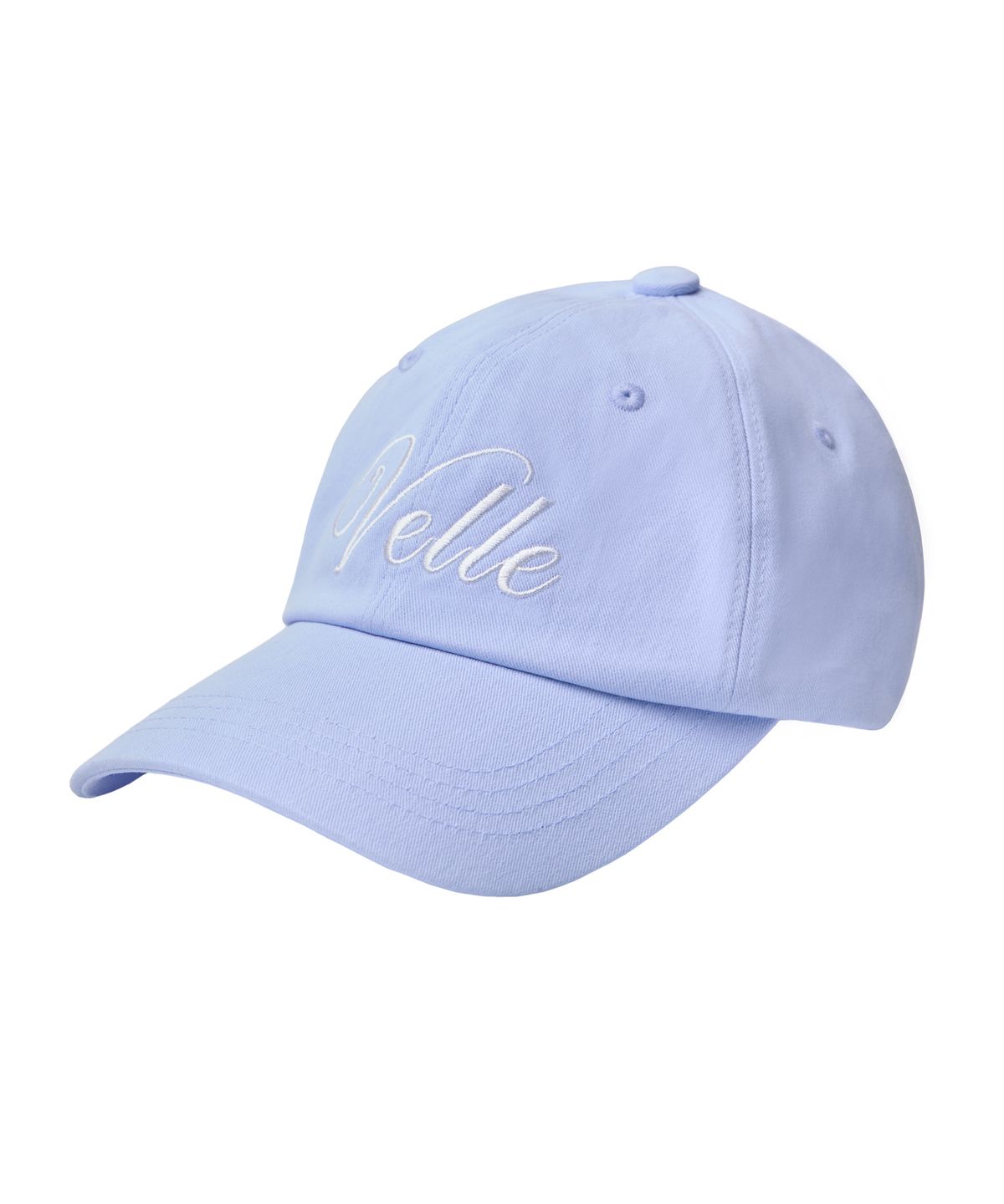 벨르(VELLE) Lettering Ball Cap_Sky Blue