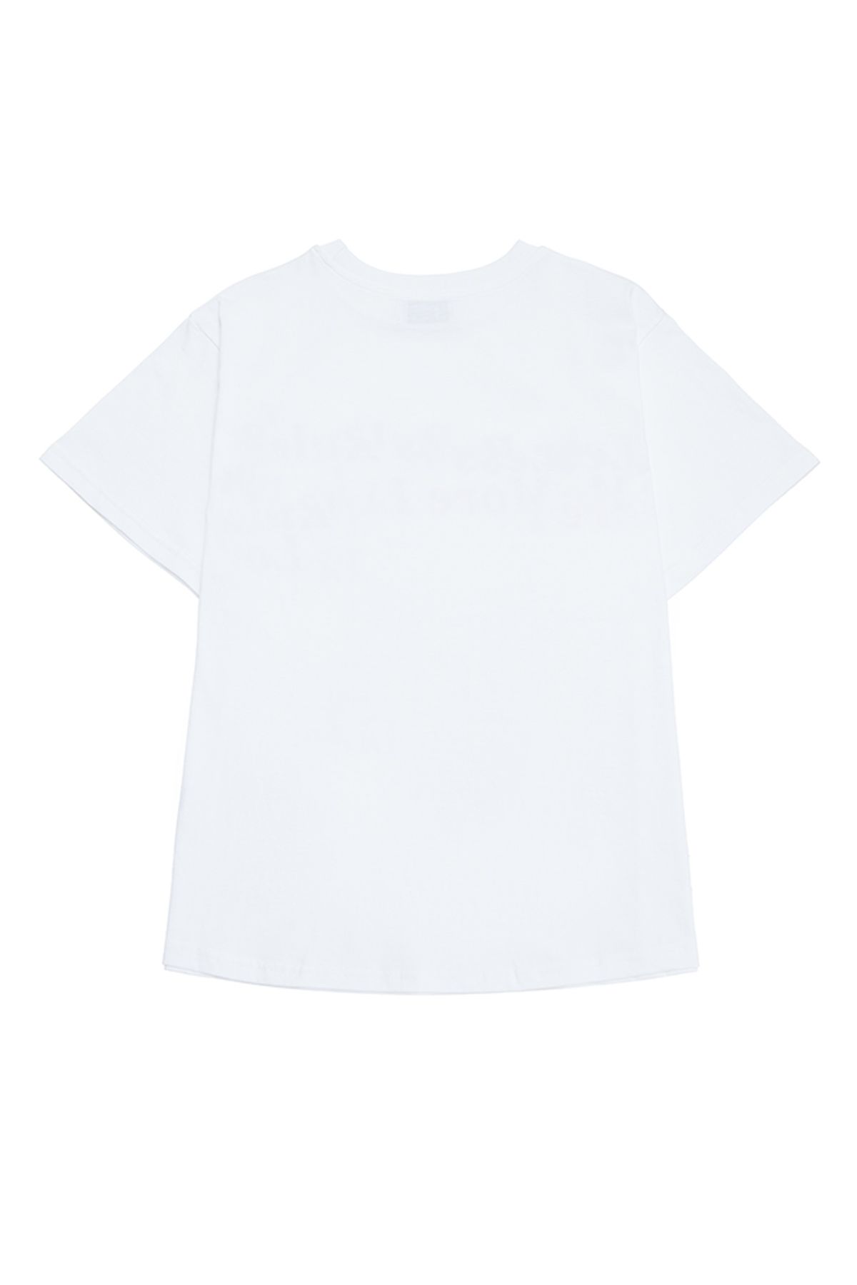 르아르베이(LEAREVEY) LESS RULES MORE LOVE T-SHIRT WHITE / BURGUNDY [WOMAN]