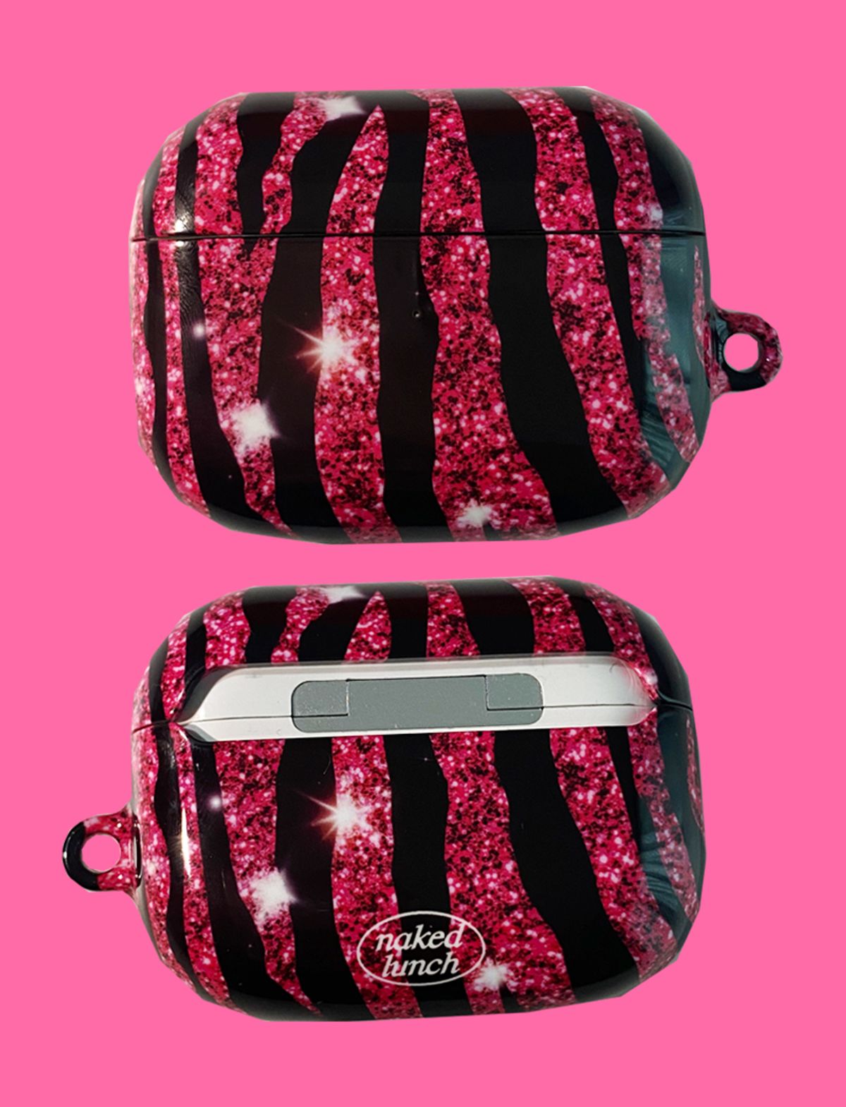 네이키드 런치(NAKED LUNCH) Glitter Pink Gyaru AirPods Case