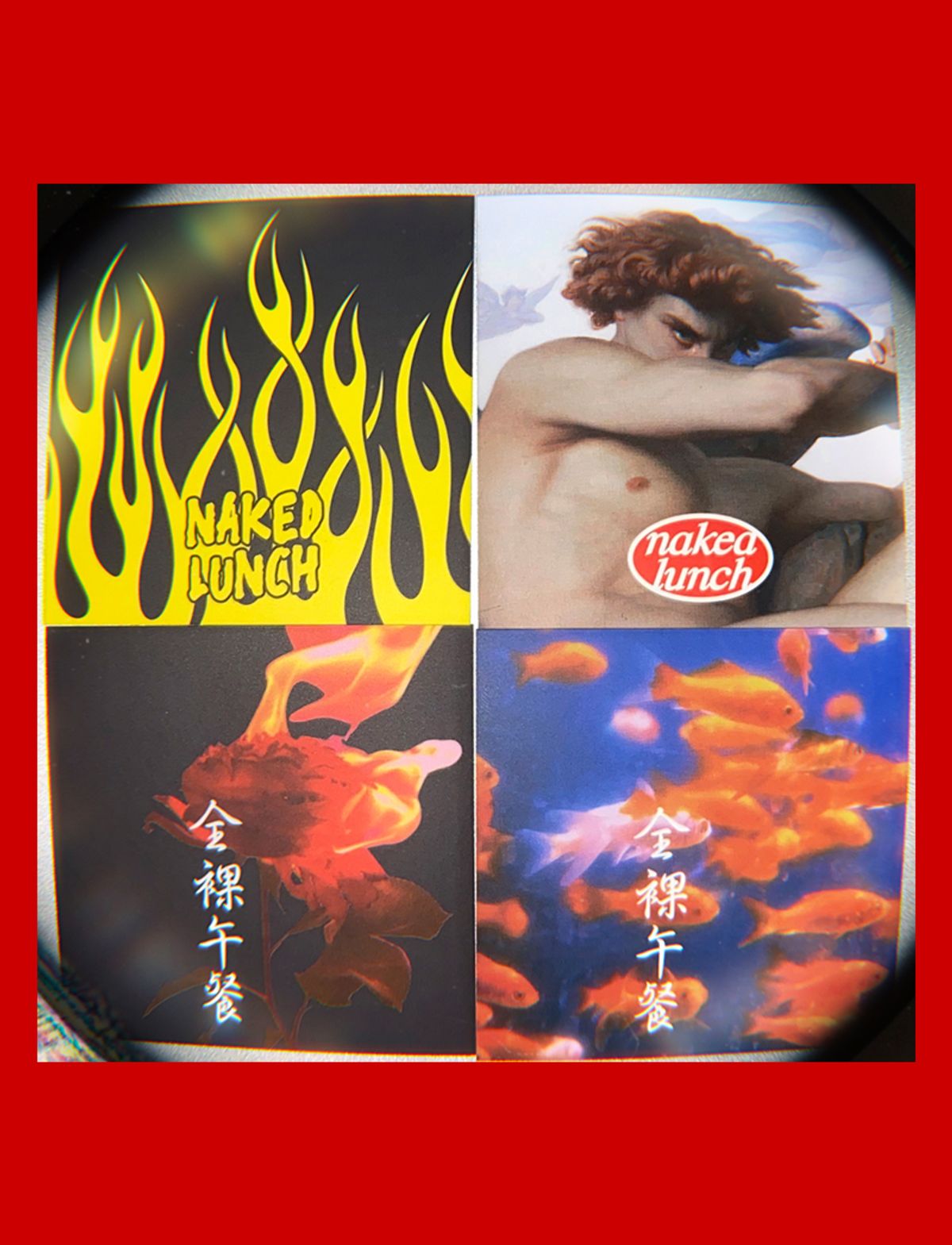네이키드 런치(NAKED LUNCH) Lighter Sticker Set No.1