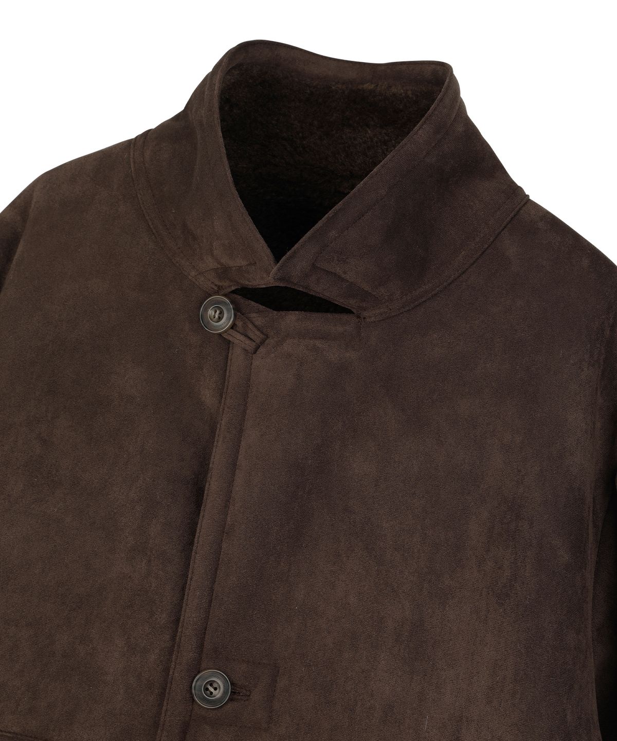 선데이후르츠마켓(SUNDAY FRUIT MARKET) MARKET FAUX SHEARLING JACKET BROWN