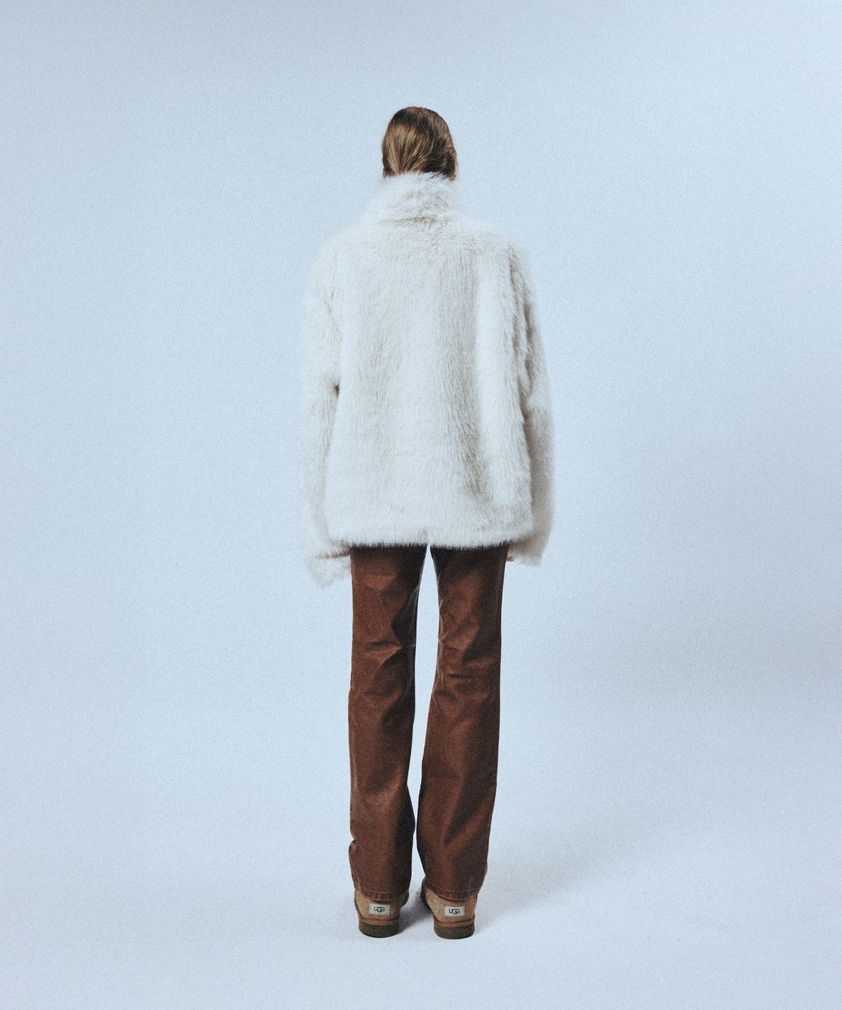 선데이후르츠마켓(SUNDAY FRUIT MARKET) SUNDAY FOXY FUR JACKET IVORY