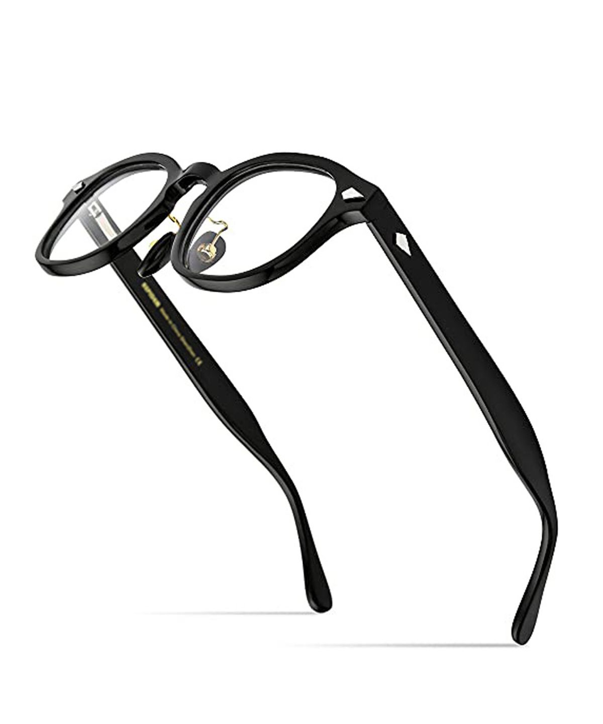 링컨프레임(LINCOLNFRAME) 버팔로 뿔 아넬 아세테이트 안경테 BLACK