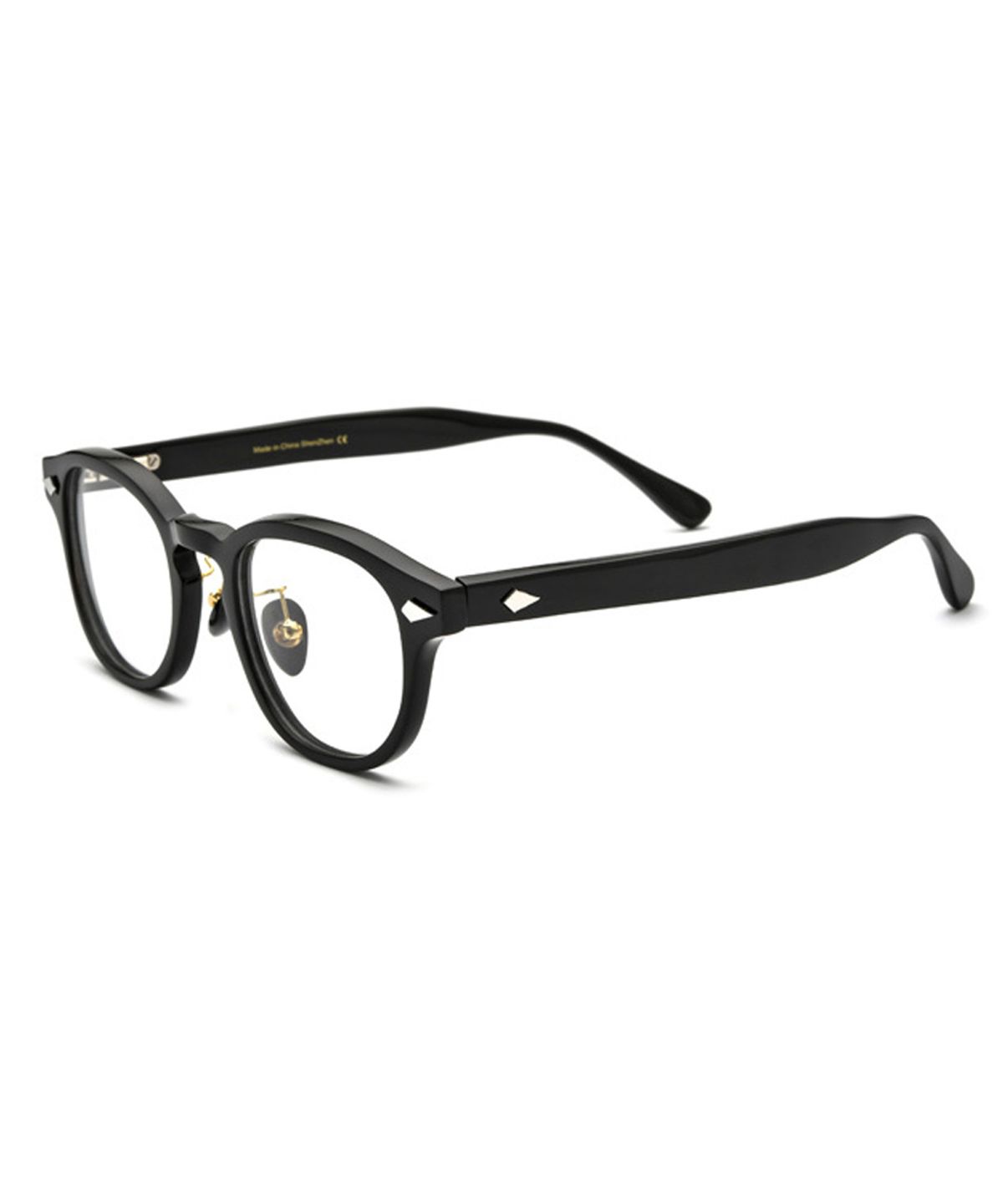 링컨프레임(LINCOLNFRAME) 버팔로 뿔 아넬 아세테이트 안경테 BLACK