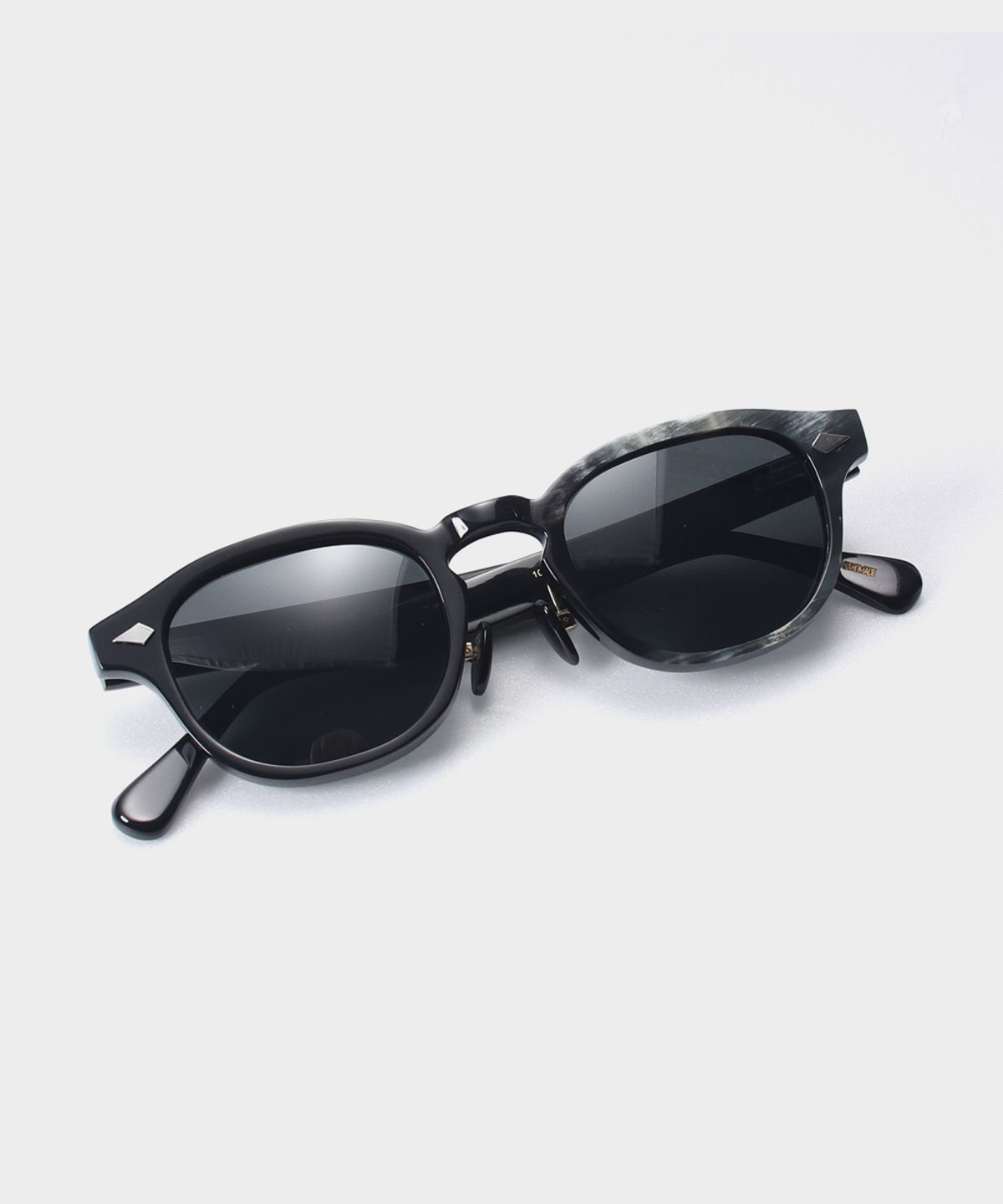 링컨프레임(LINCOLNFRAME) 버팔로 뿔 아넬 아세테이트 선글라스 BLACK