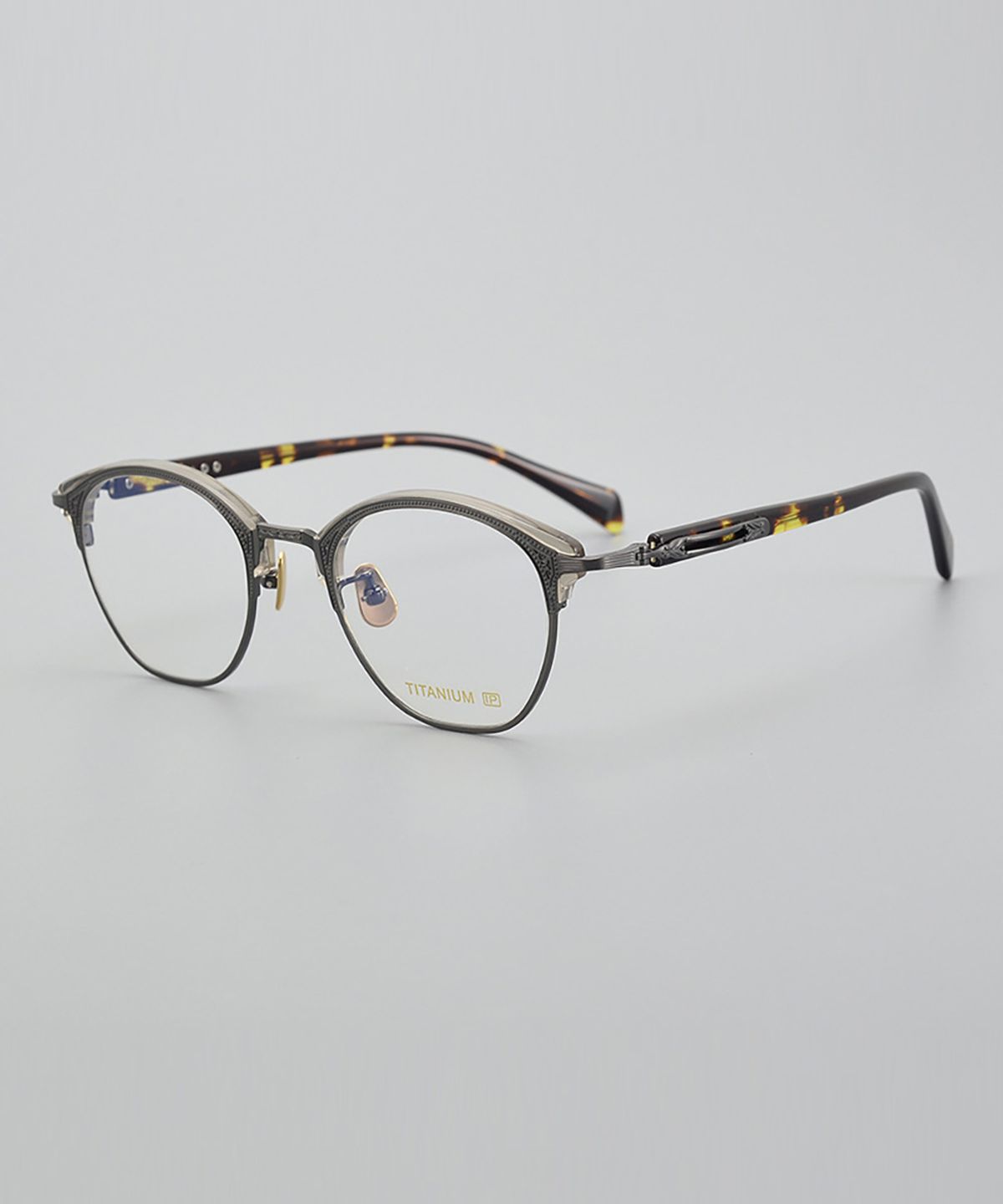 링컨프레임(LINCOLNFRAME) E-051 퓨어티타늄 안경테 Leopard