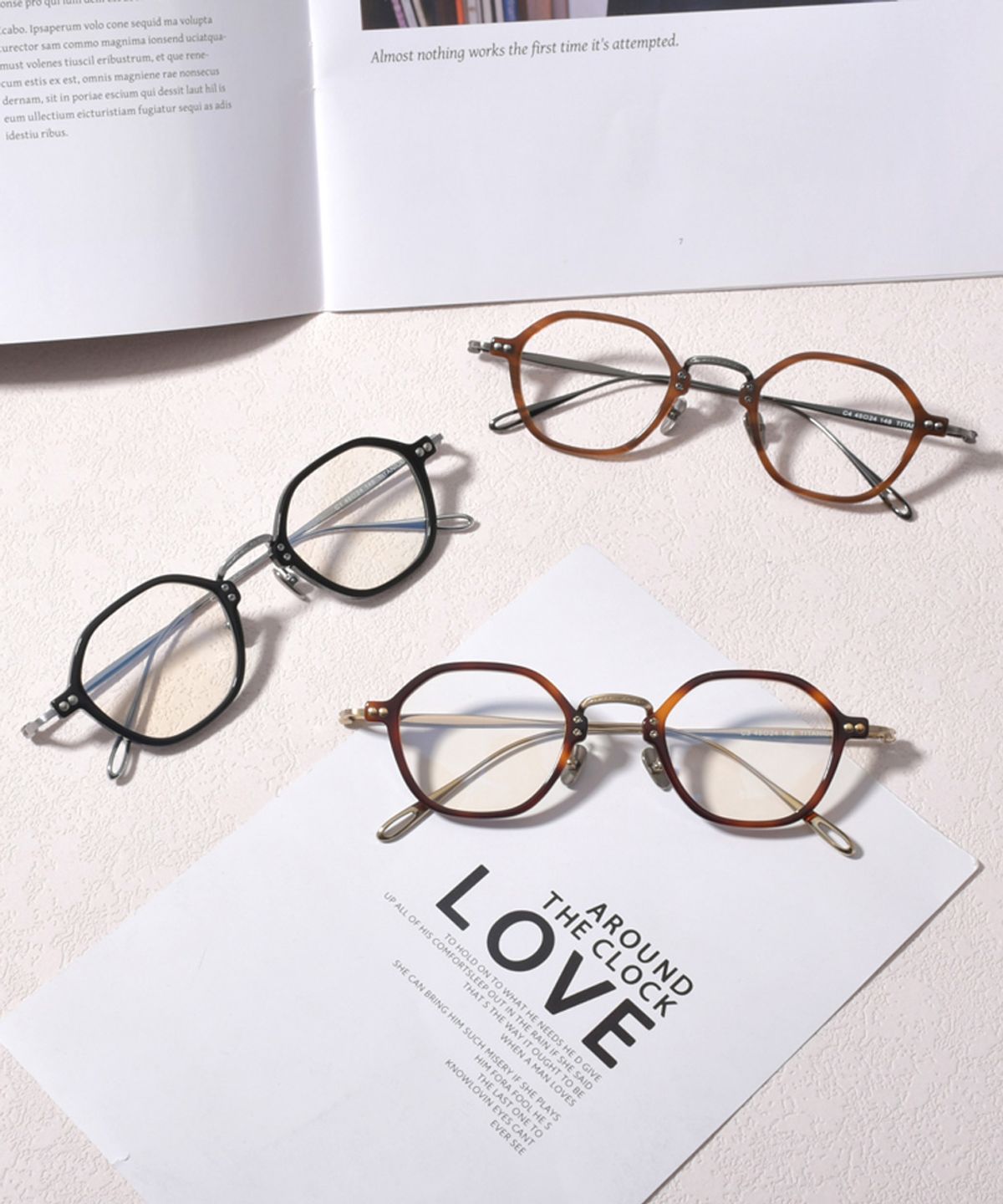 링컨프레임(LINCOLNFRAME) ARLT-5957 티타늄 안경테 Black