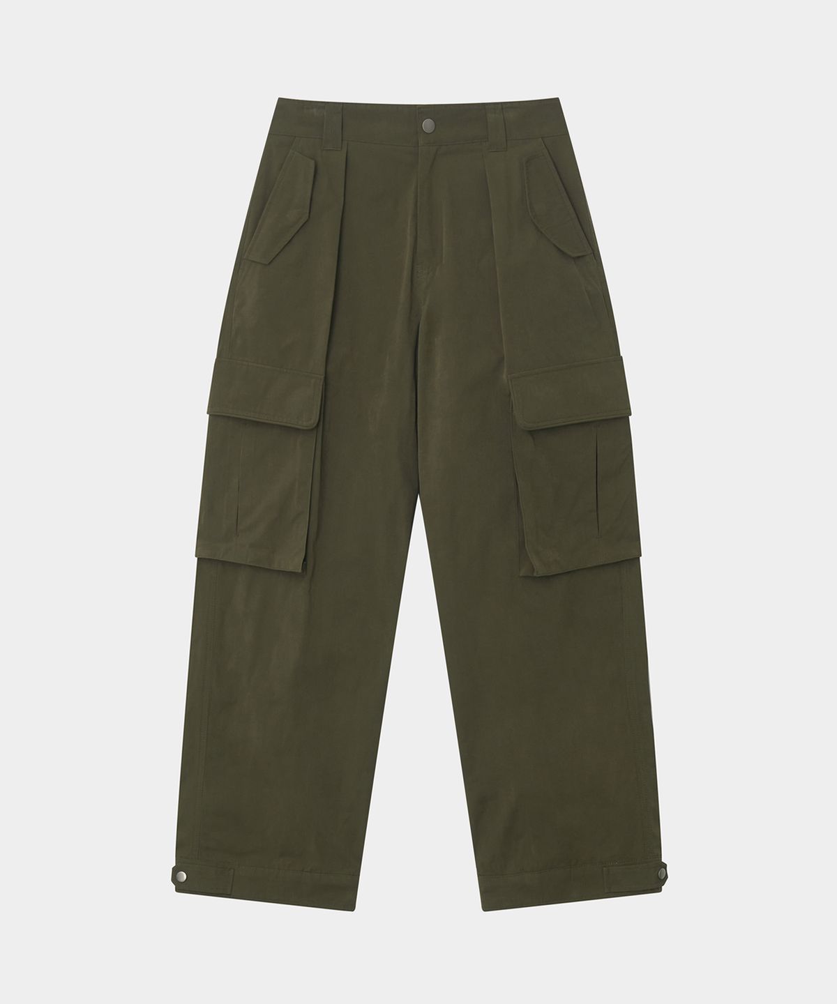 월드딜레마(WORLDDILEMA) SET-UP MILITARY POCKET CARGO PANTS (KHAKI)