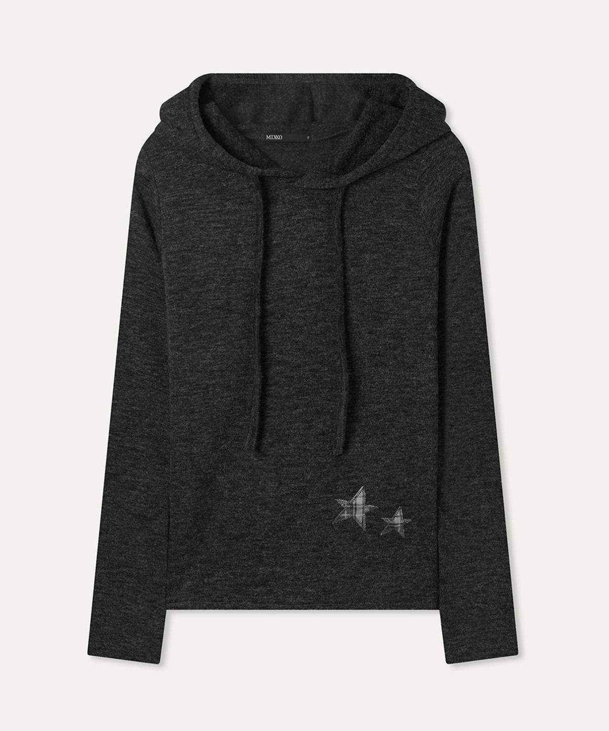 미쏘(MIXXO) 별 패치 후드 티셔츠_MIWLWG128S