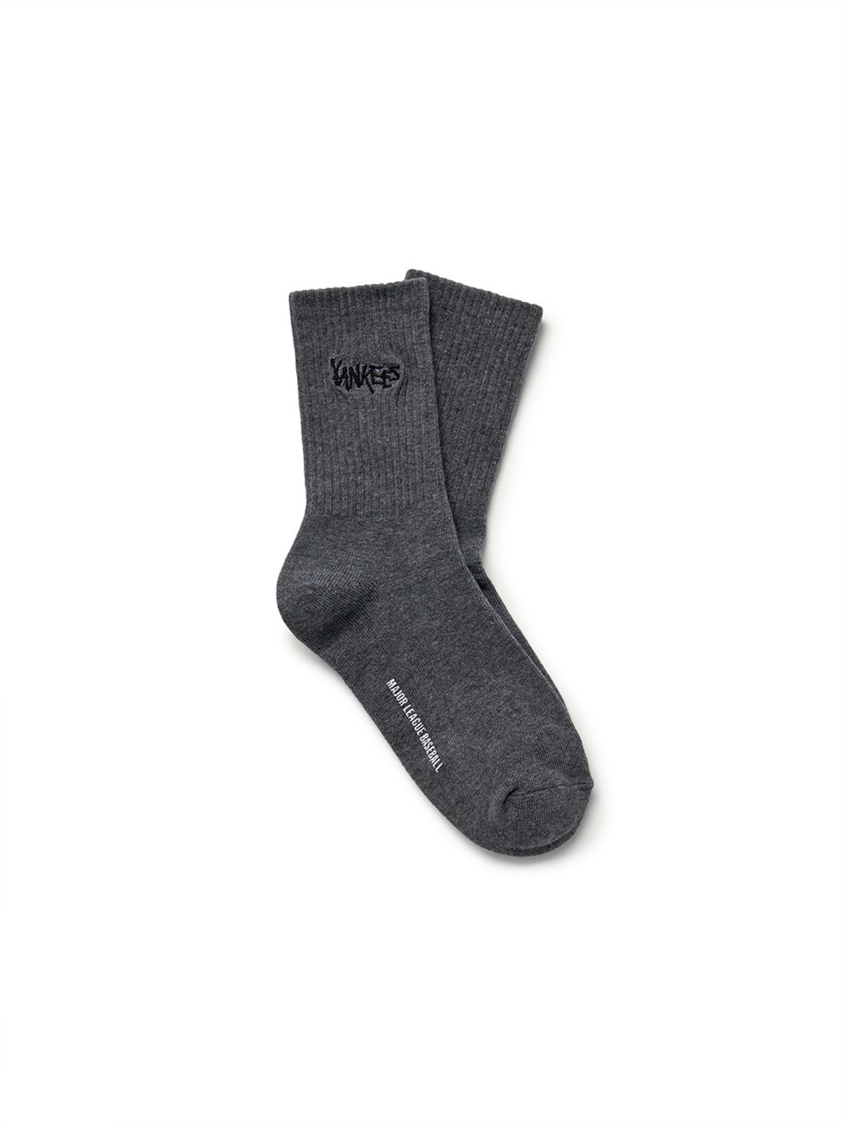 엠엘비 키즈(MLB KIDS) 스트릿 일대일 양말 3번들 NY (Black)