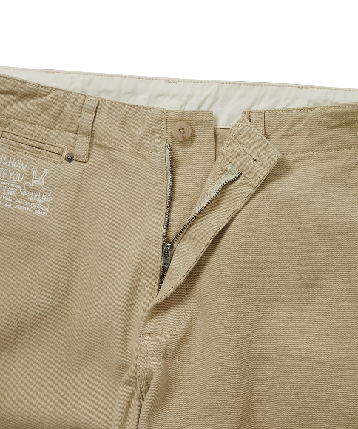 디스이즈네버댓(THISISNEVERTHAT) TNT Daniel Johnston Faded Twill Pant Khaki