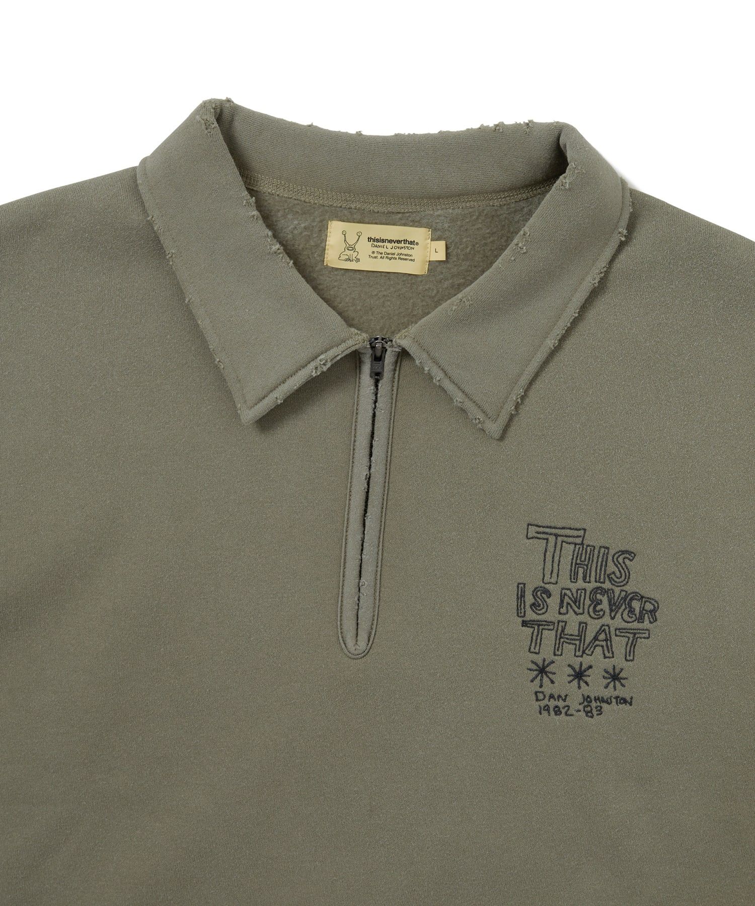 MUSINSA | thisisneverthat TNT Daniel Johnston H.Y.L.A. Half Zip