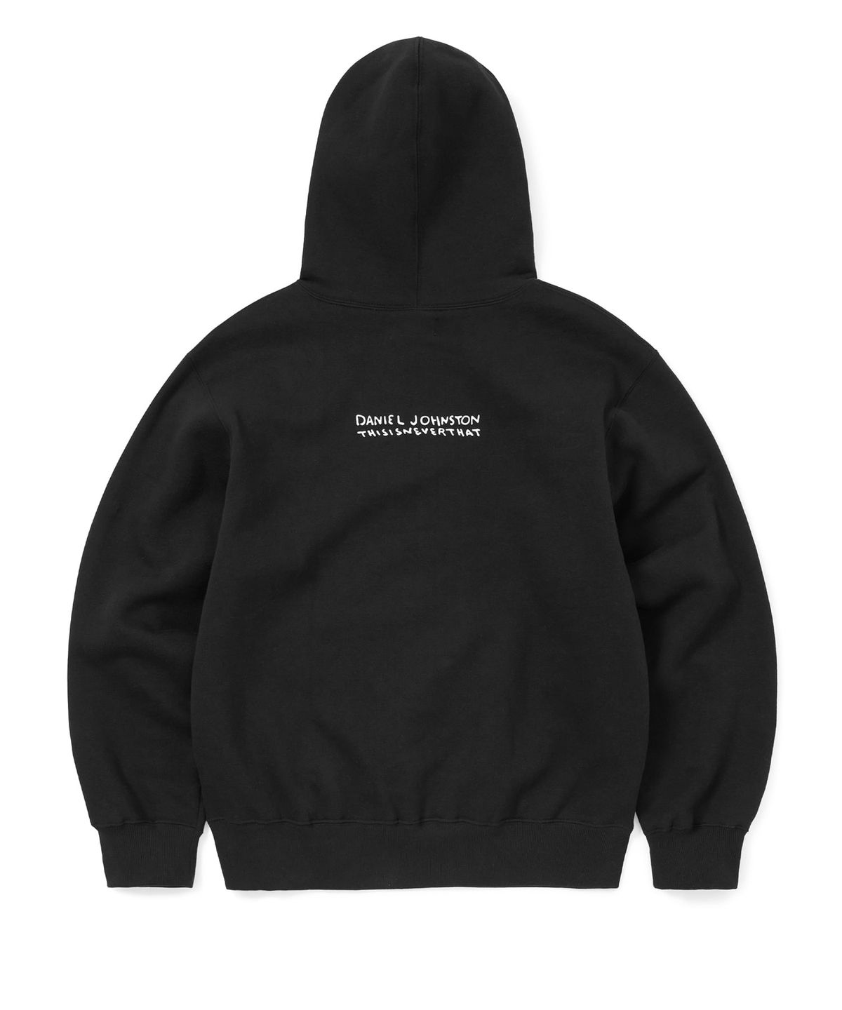 디스이즈네버댓(THISISNEVERTHAT) TNT Daniel Johnston Frog Hoodie Black