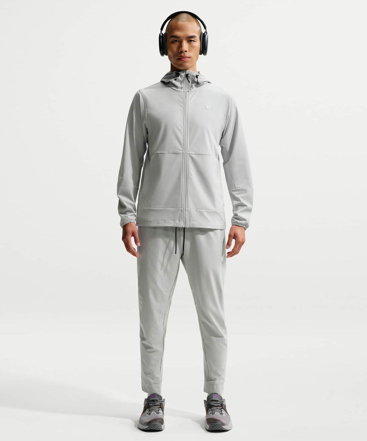 나이키(NIKE) 리펠 언리미티드 발수 후드 다용도 재킷 M - 그레이 포그:블랙 / FB7552-097