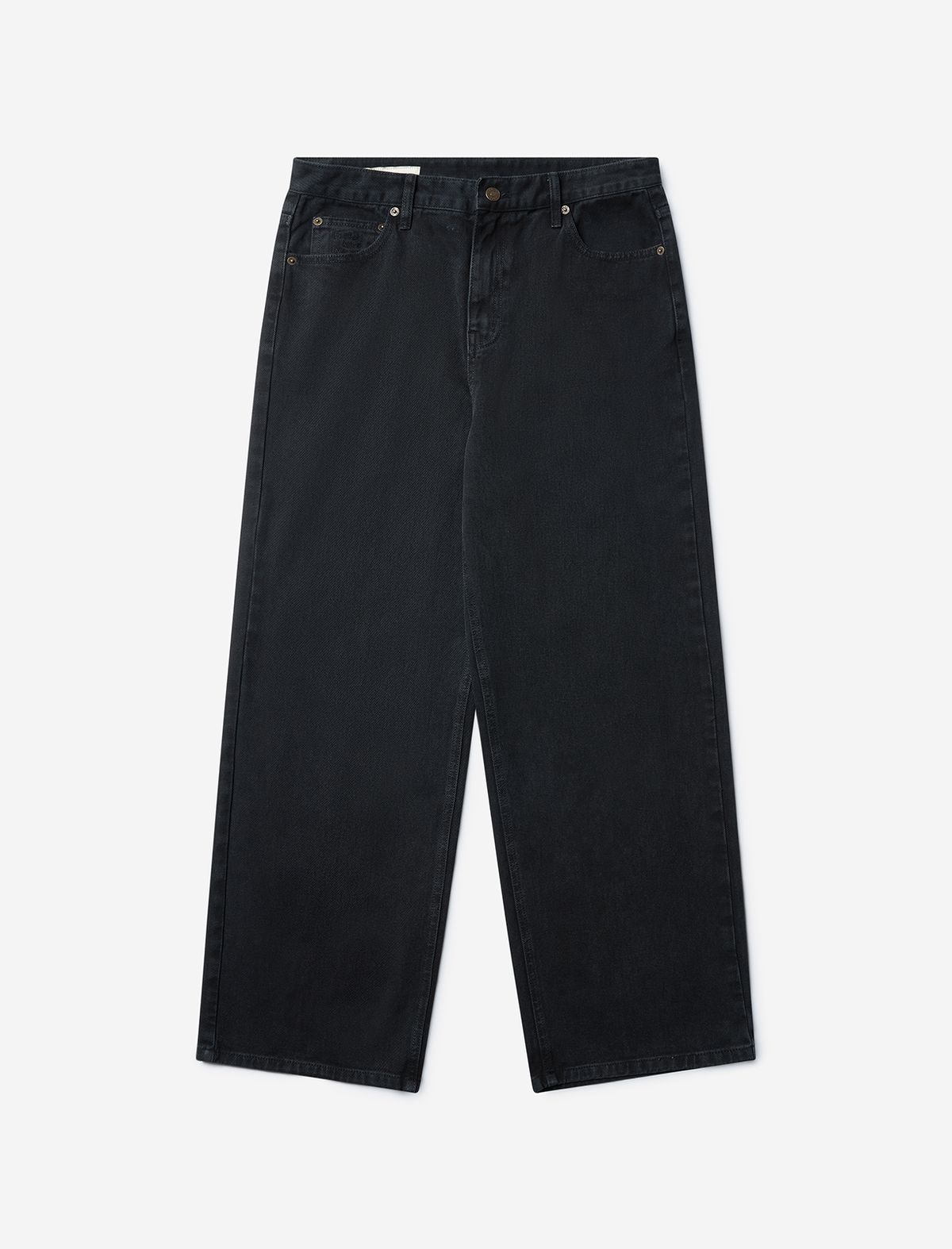 플랫웨이브 인 서울(FLATWAVE IN SEOUL) Kainda Pigment Loosefit Pants Black