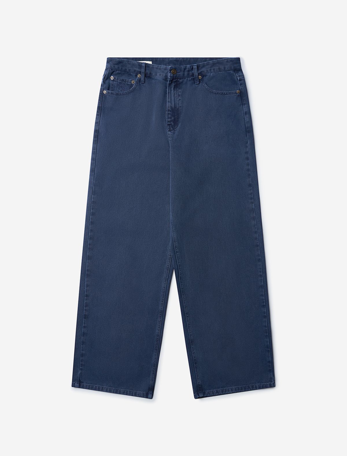 플랫웨이브 인 서울(FLATWAVE IN SEOUL) Kainda Pigment Loosefit Pants Blue