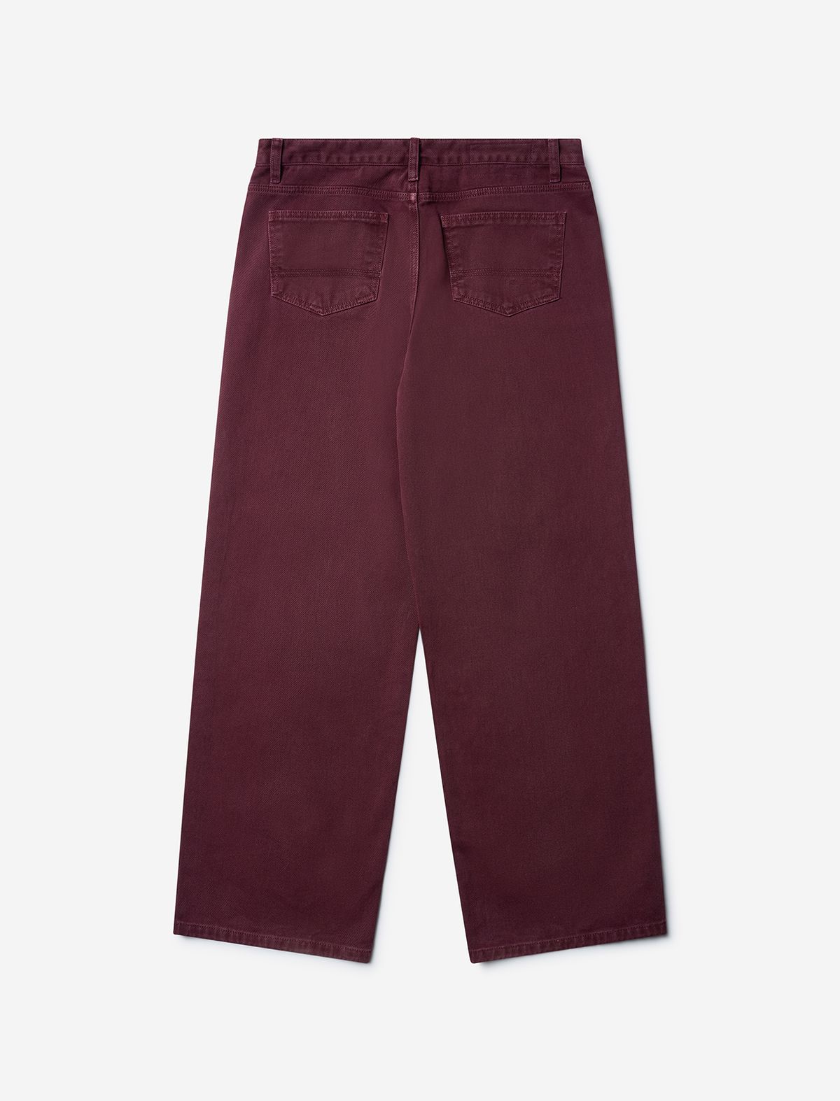 플랫웨이브 인 서울(FLATWAVE IN SEOUL) Kainda Pigment Loosefit Pants Burgundy