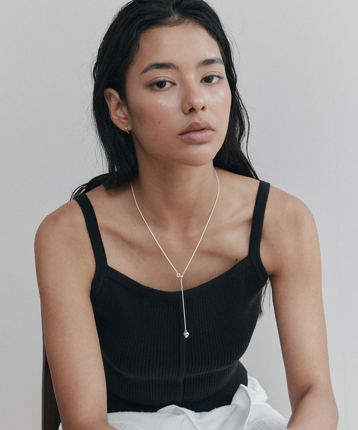아티카 로우(ATTICA RAW) Plum Heart Pendant Necklace / NBS005