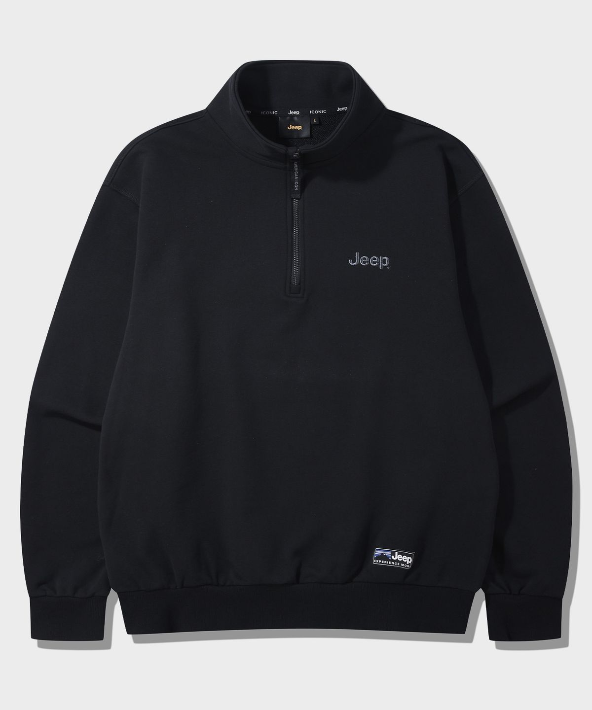 지프(JEEP) [360g] M-Logo 반집업 맨투맨 (JR5TSU838BB)