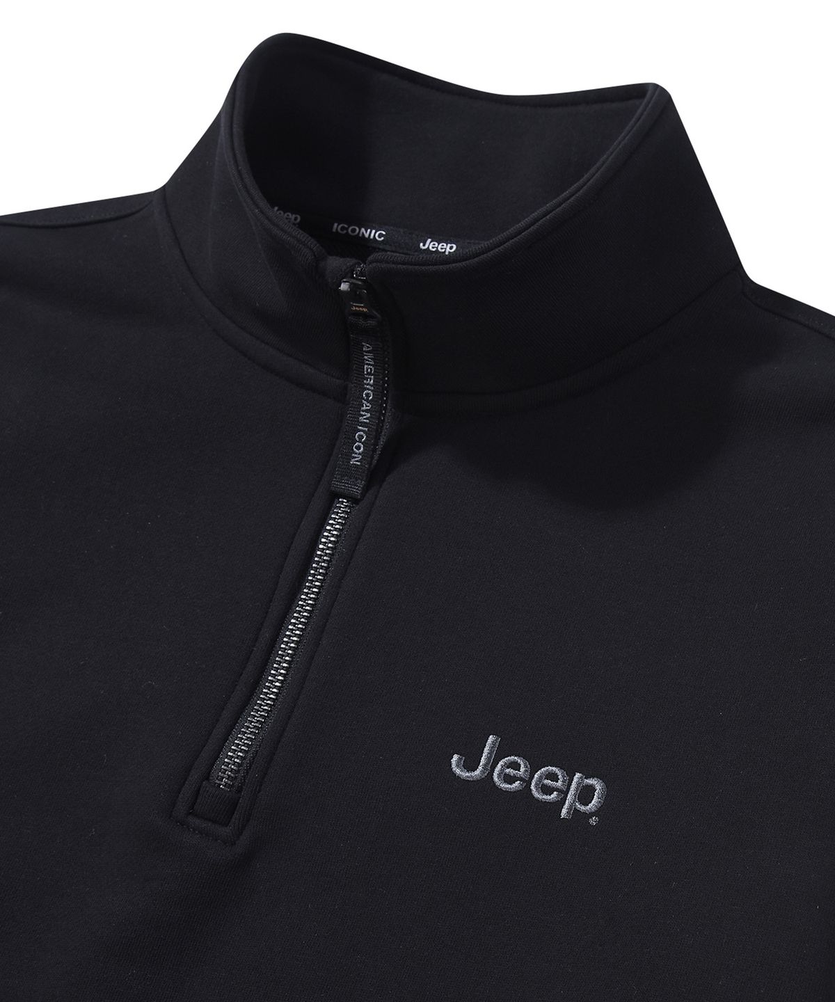 지프(JEEP) [360g] M-Logo 반집업 맨투맨 (JR5TSU838BB)