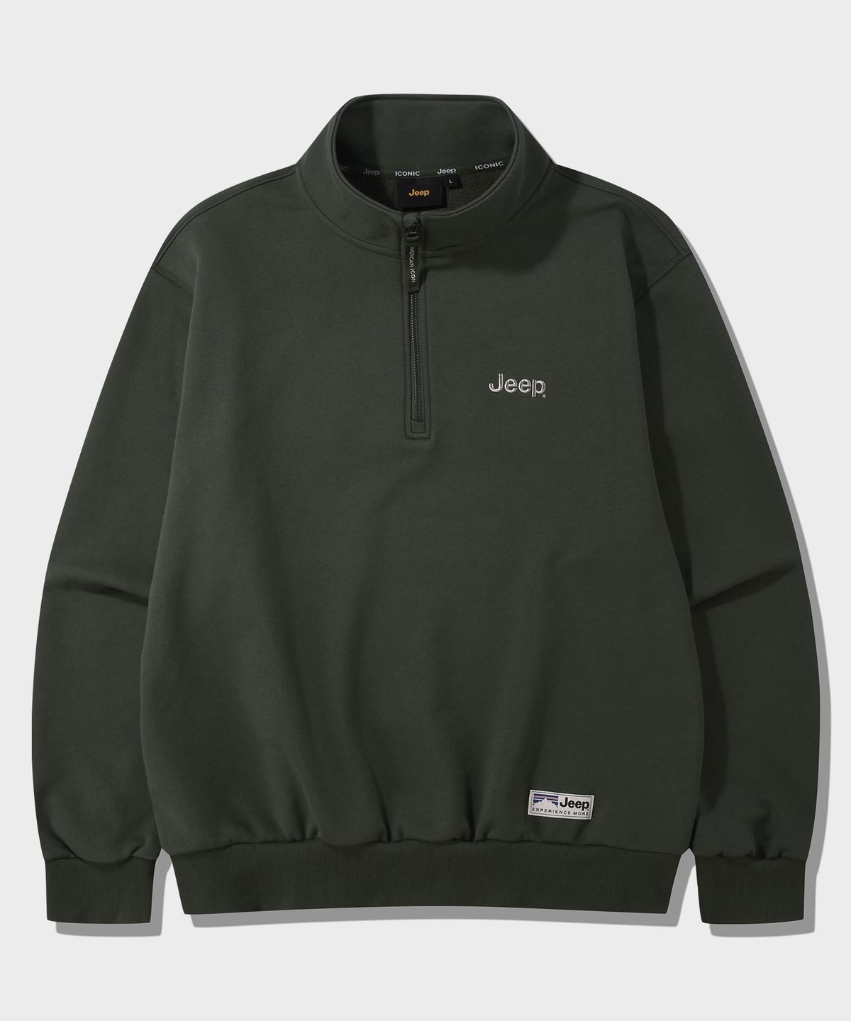 지프(JEEP) [360g] M-Logo 반집업 맨투맨 (JR5TSU838GN)
