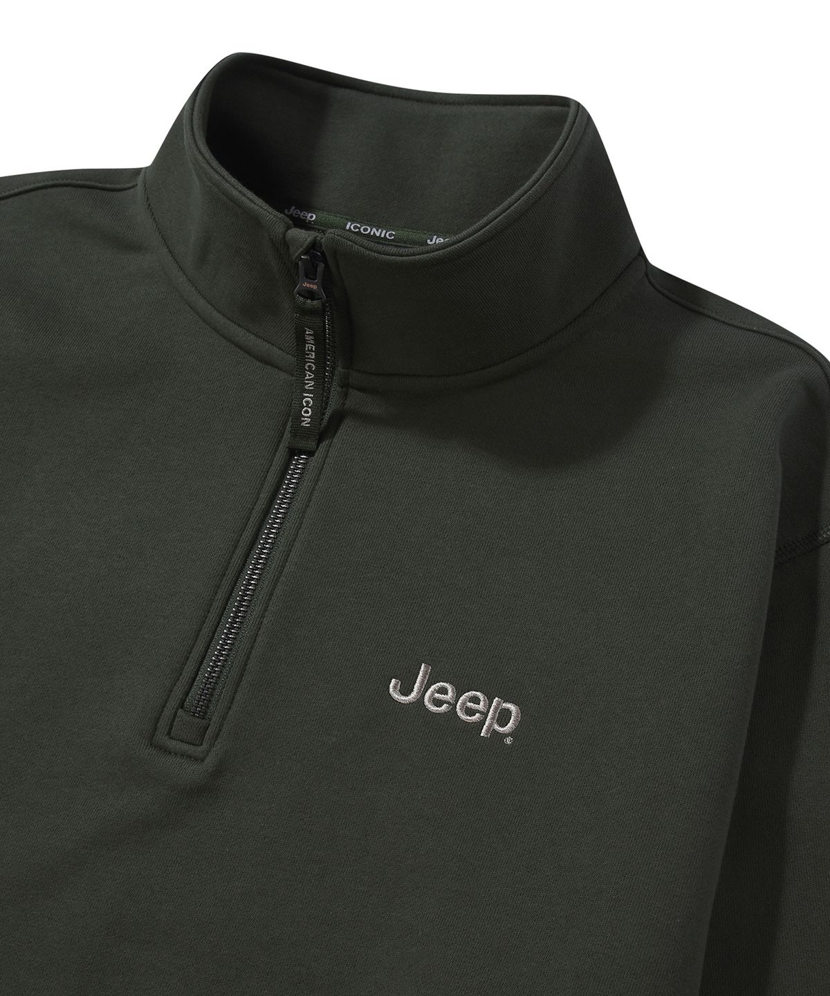 지프(JEEP) [360g] M-Logo 반집업 맨투맨 (JR5TSU838GN)