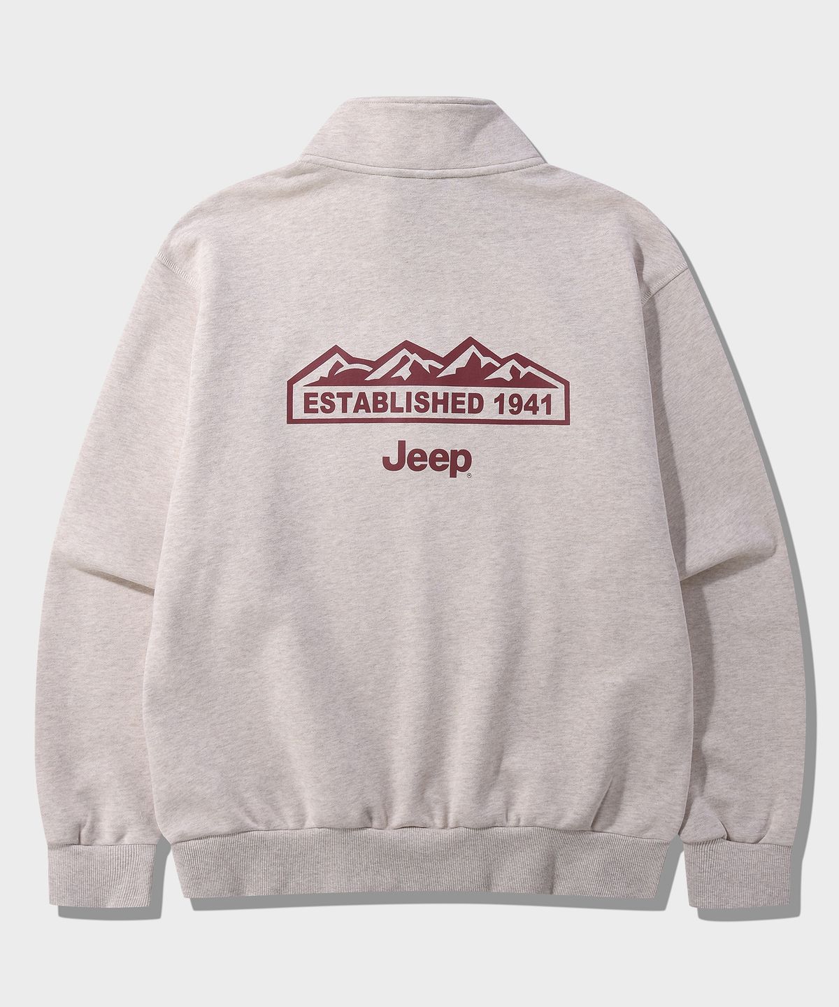 지프(JEEP) [360g] M-Logo 반집업 맨투맨 (JR5TSU838CE)