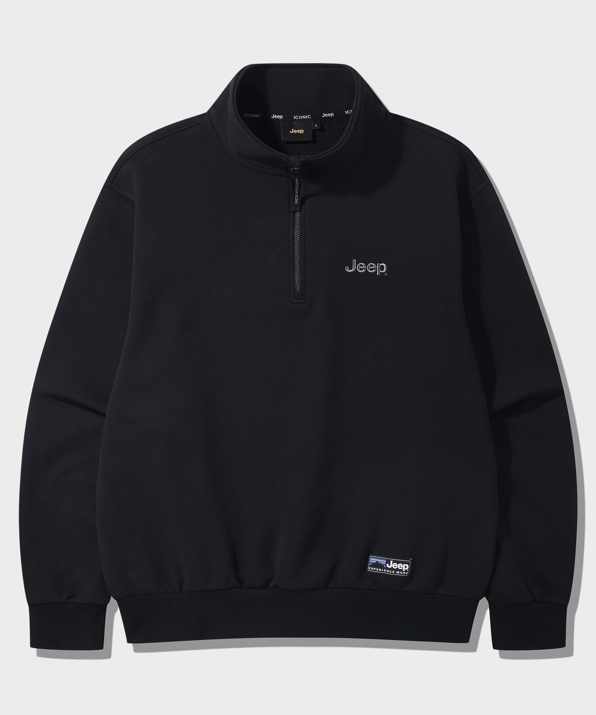 지프(JEEP) [360g] M-Logo 반집업 맨투맨 (JR5TSU838CB) 카모폴라쥬