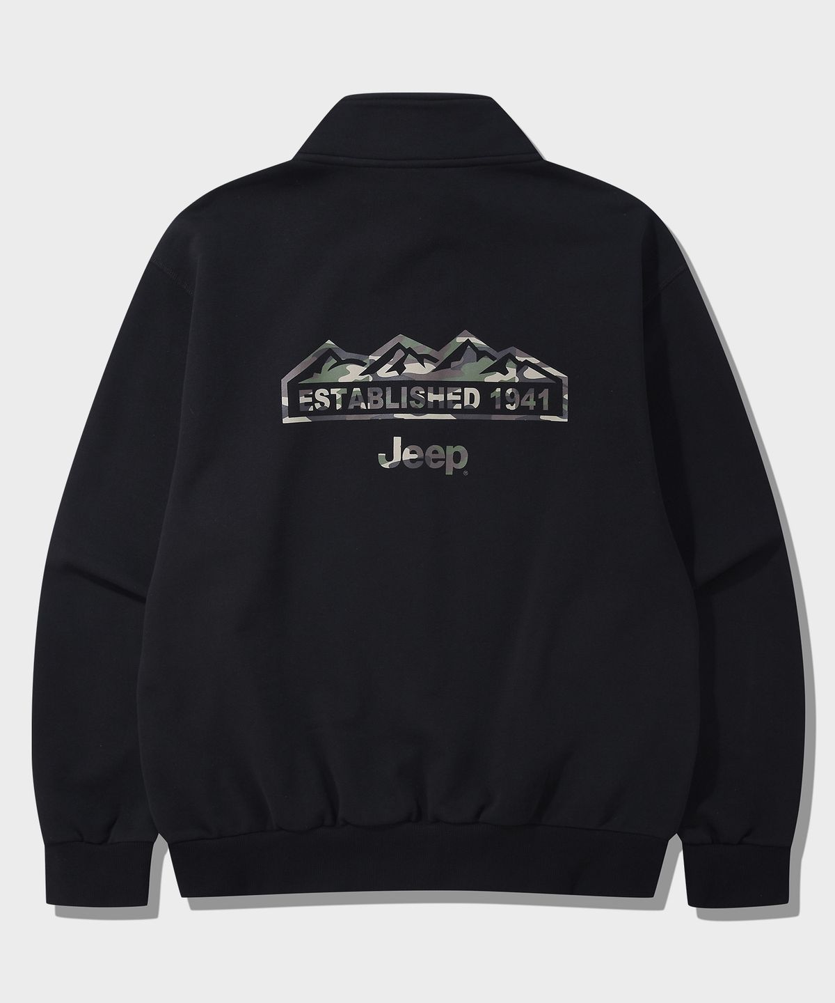 지프(JEEP) [360g] M-Logo 반집업 맨투맨 (JR5TSU838CB) 카모폴라쥬