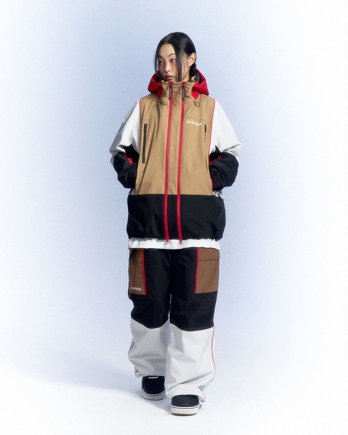 엘나스(ELNATH) CANE JACKET BROWN