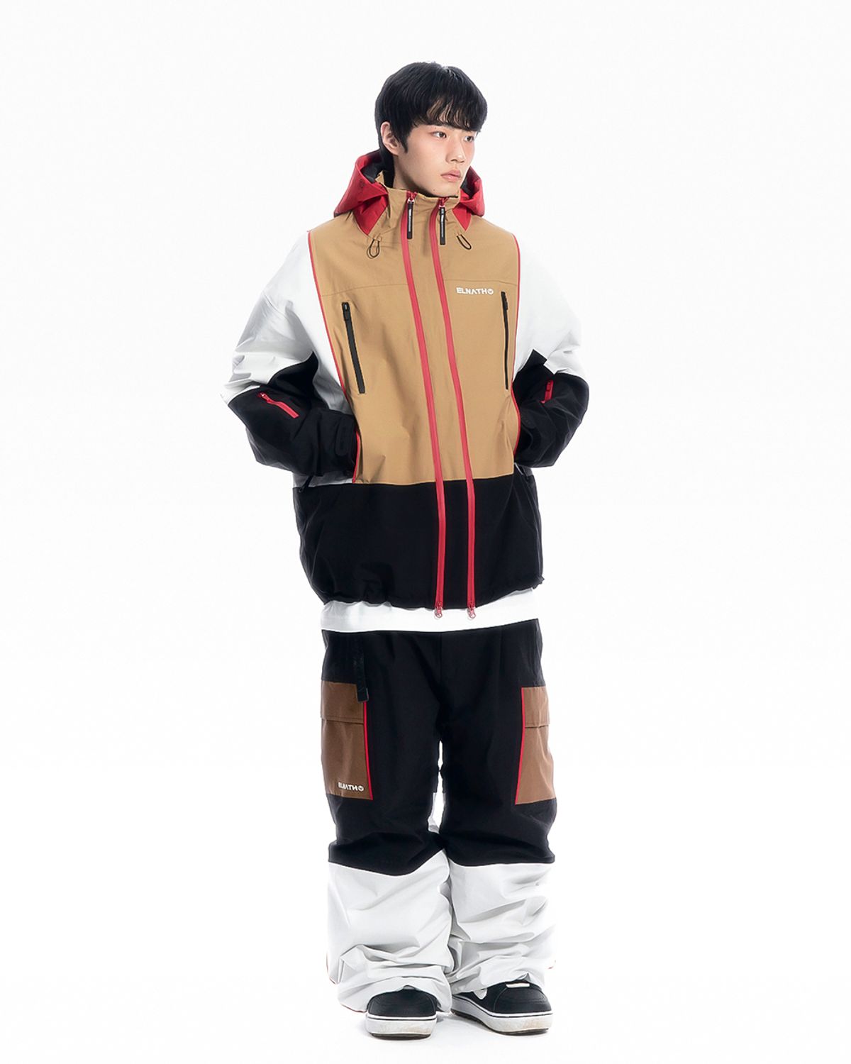엘나스(ELNATH) CANE JACKET BROWN