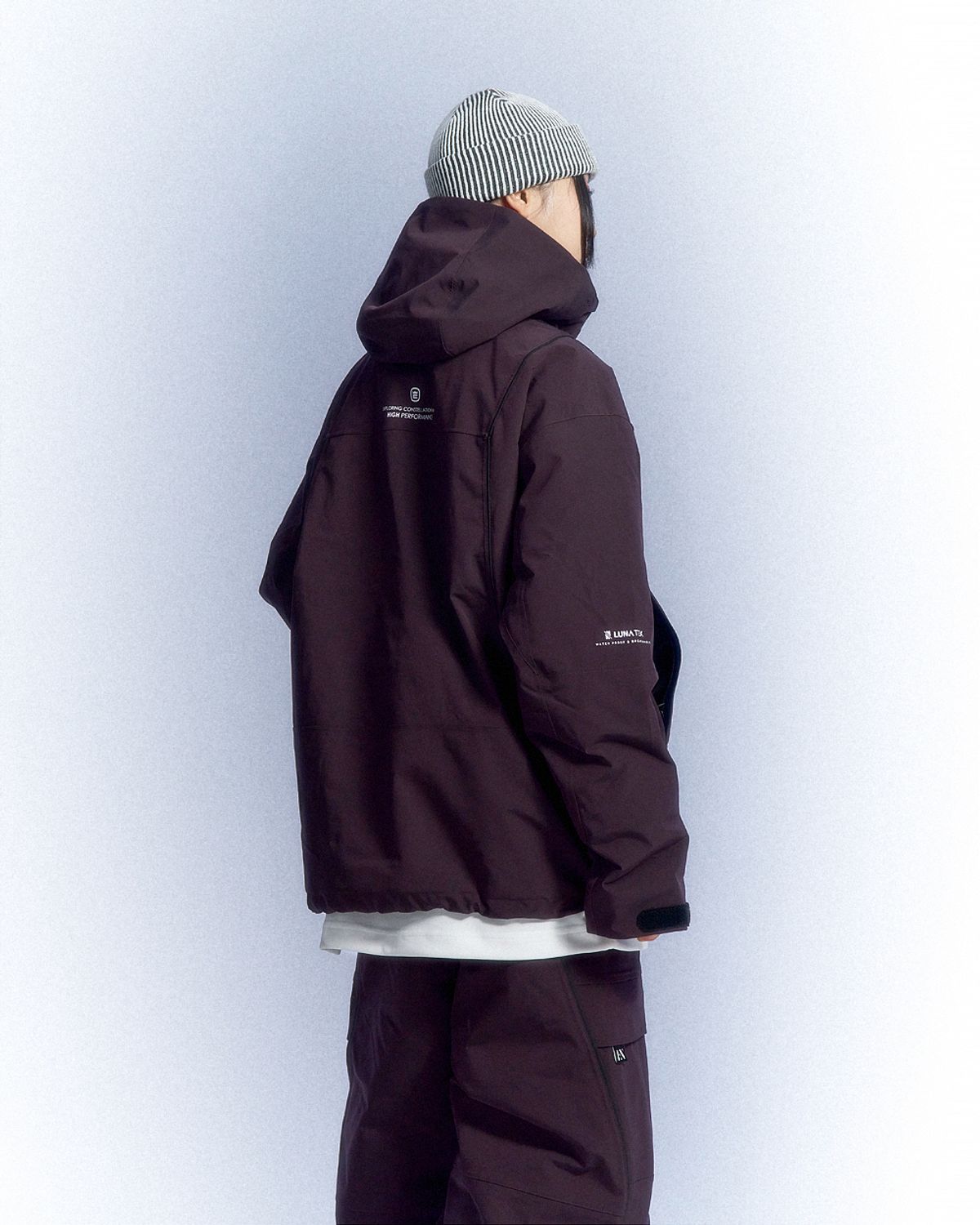 엘나스(ELNATH) CANE JACKET MARON
