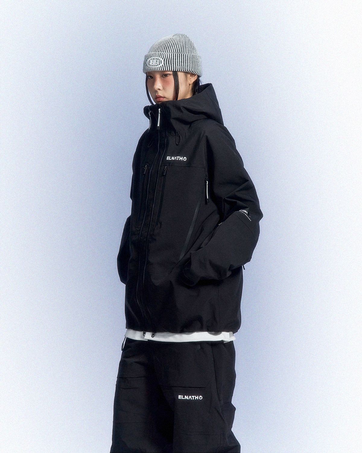 엘나스(ELNATH) JETT JACKET BLACK