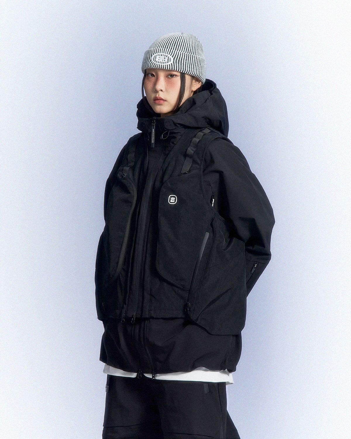 엘나스(ELNATH) JETT JACKET BLACK