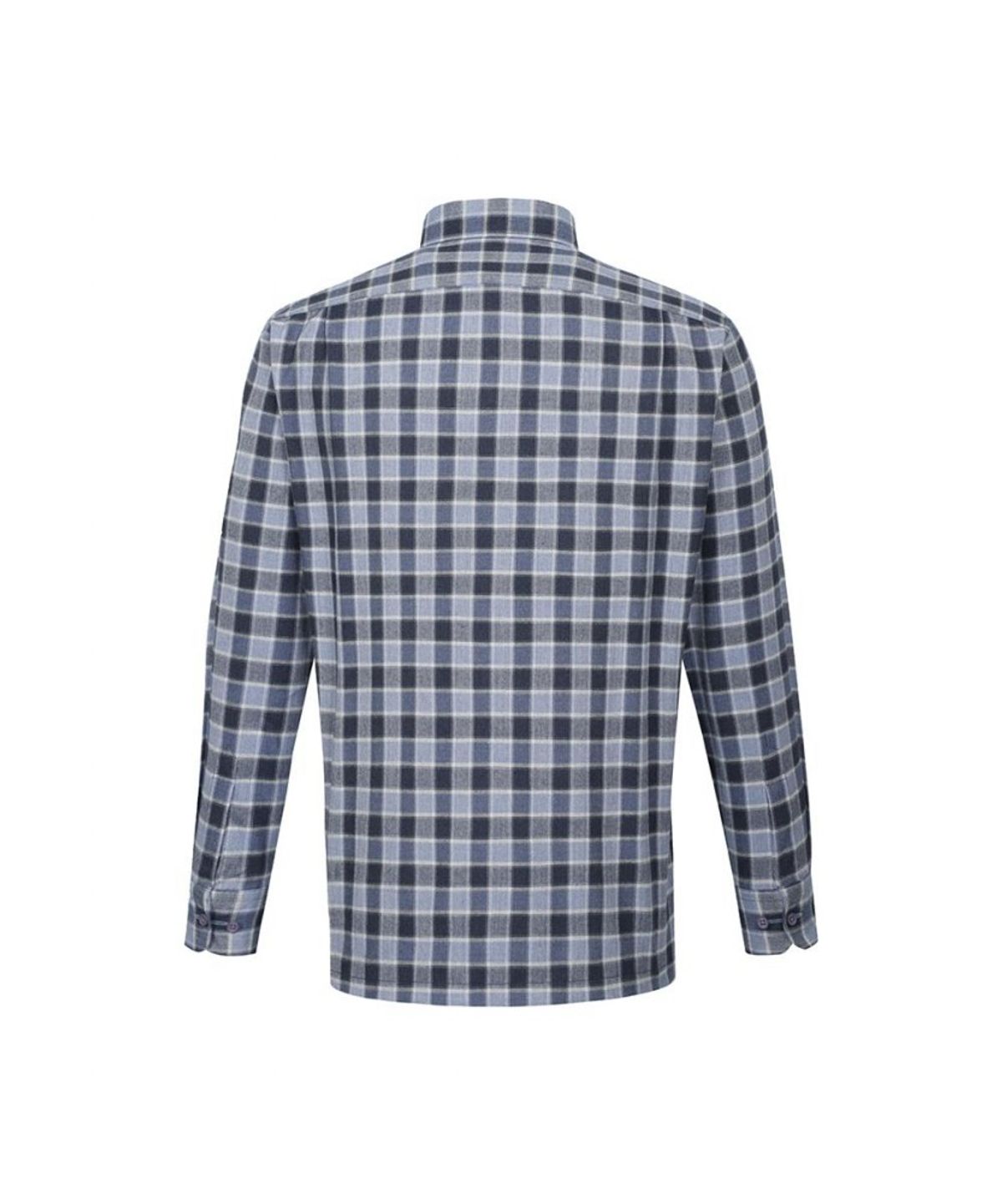 닥스셔츠(DAKS SHIRTS) 기모 폴리혼방 노케어 미디움체크 셔츠 레귤러핏_DLW1SHCL106N1